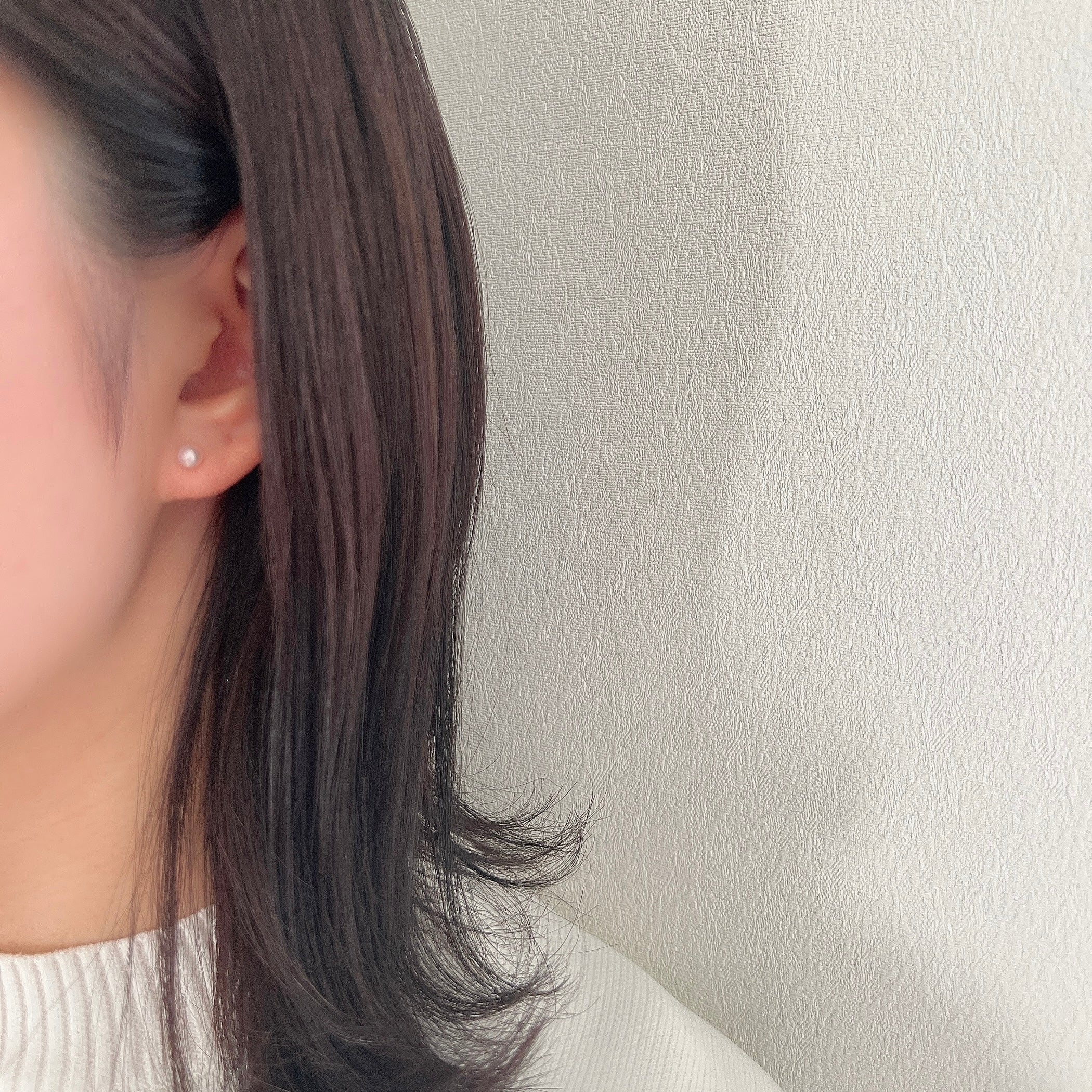 K18アコヤベビーパールピアス