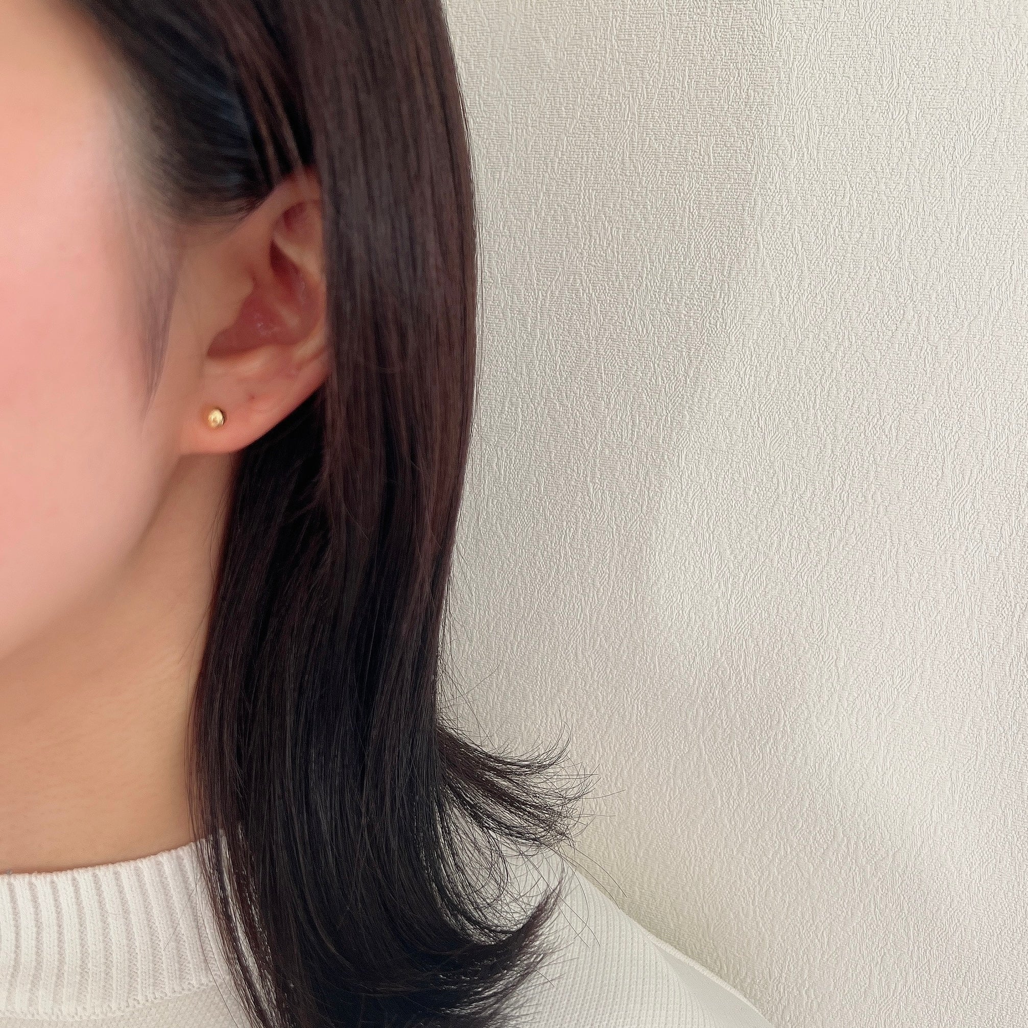 K18 5㎜丸玉ピアス
