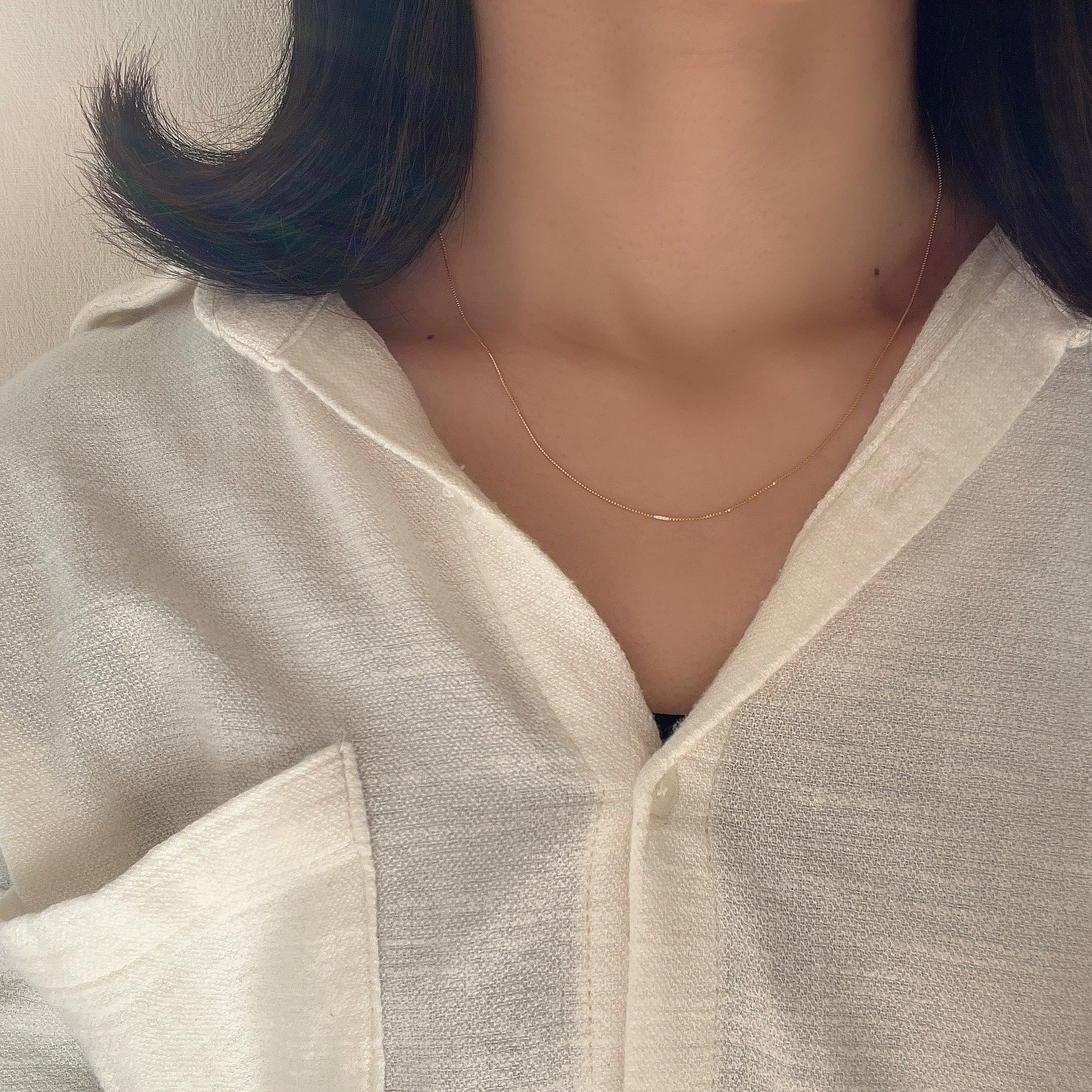 K18チェーンネックベネスライド