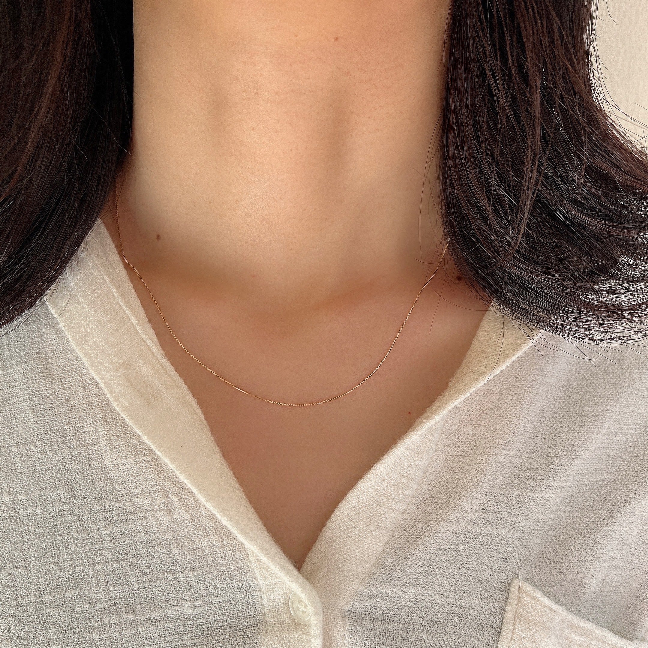 K18チェーンネックベネスライド