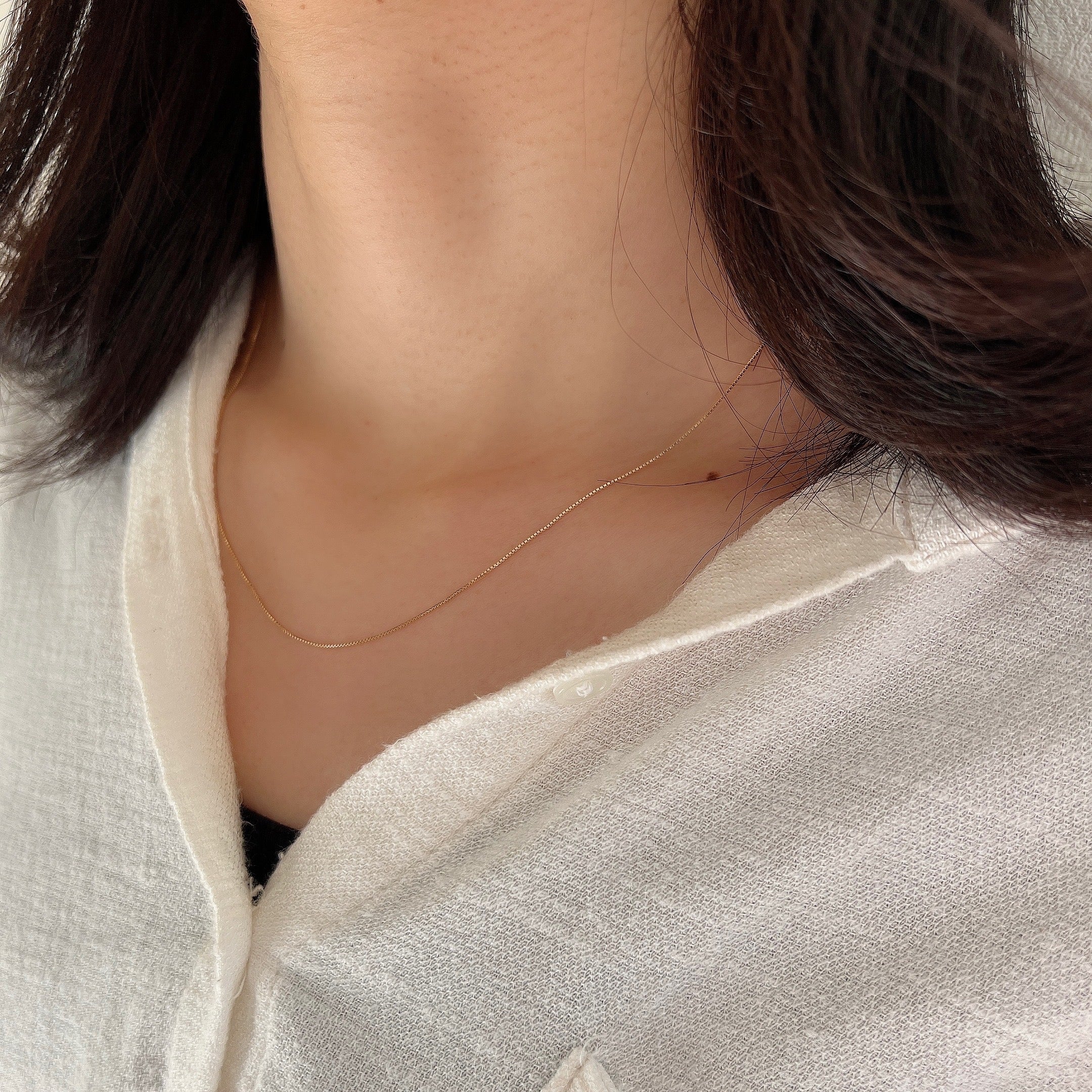 K18チェーンネックベネスライド