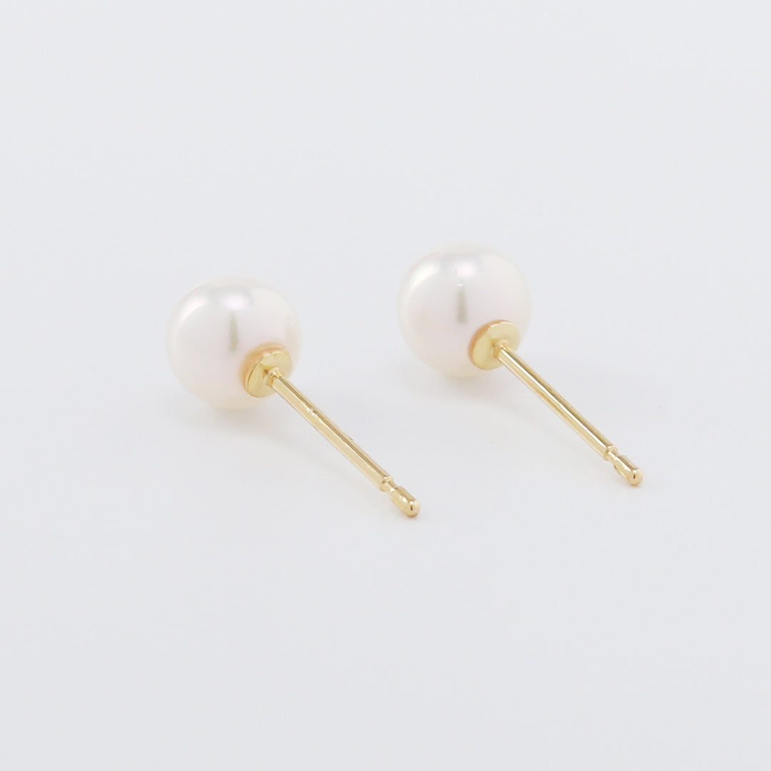 K18アコヤベビーパールピアス