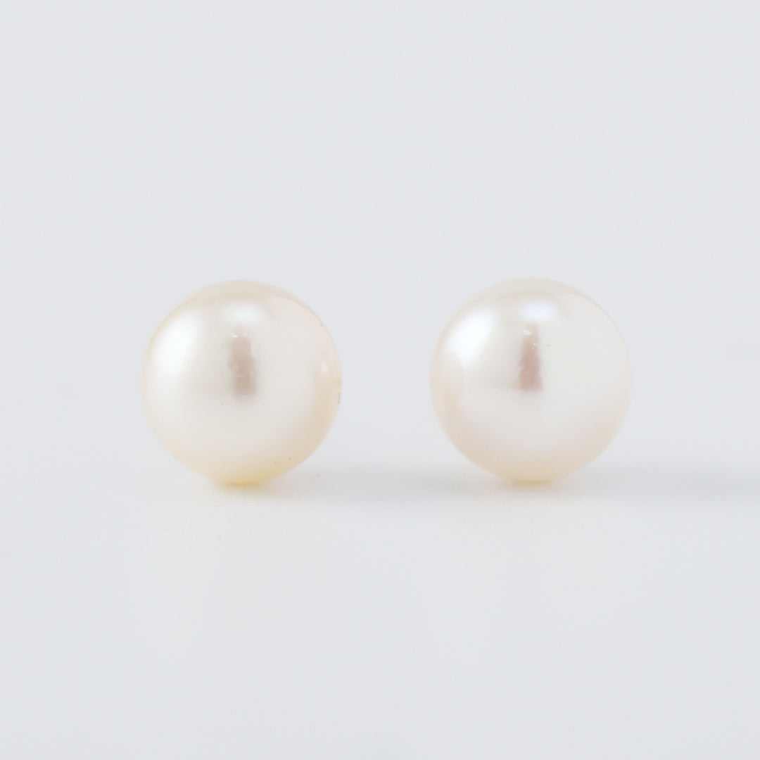K18アコヤパールピアス6㎜
