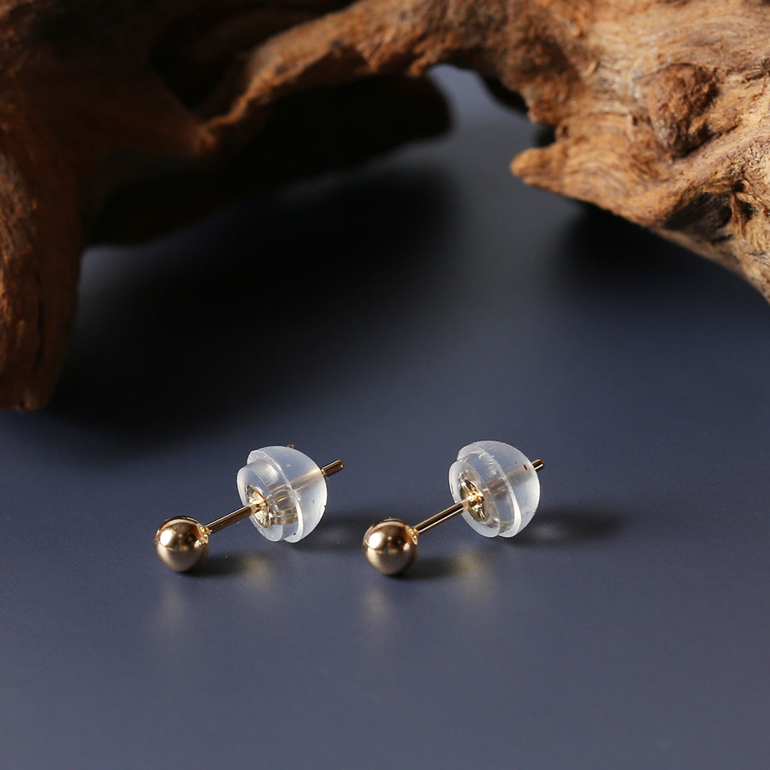 K18 3㎜丸玉ピアス