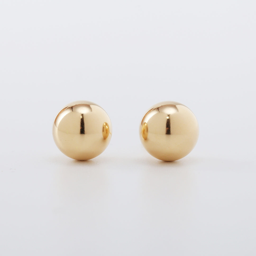 K18 10㎜丸玉ピアス
