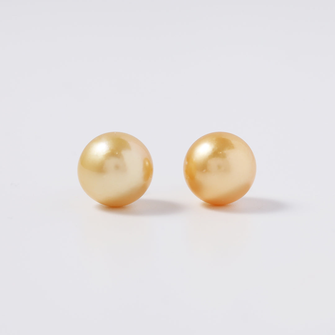 K18大粒南洋パールピアスゴールド