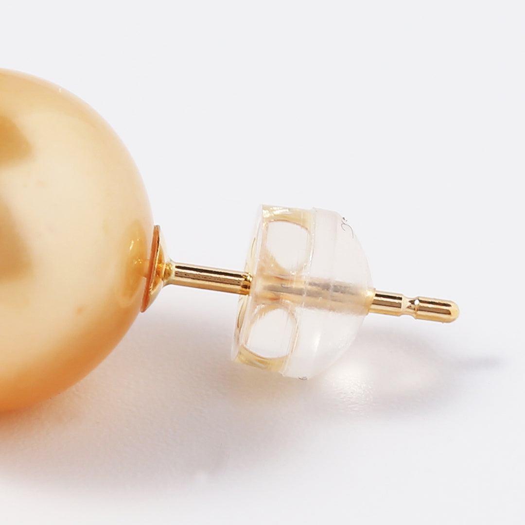 K18大粒南洋パールピアスゴールド