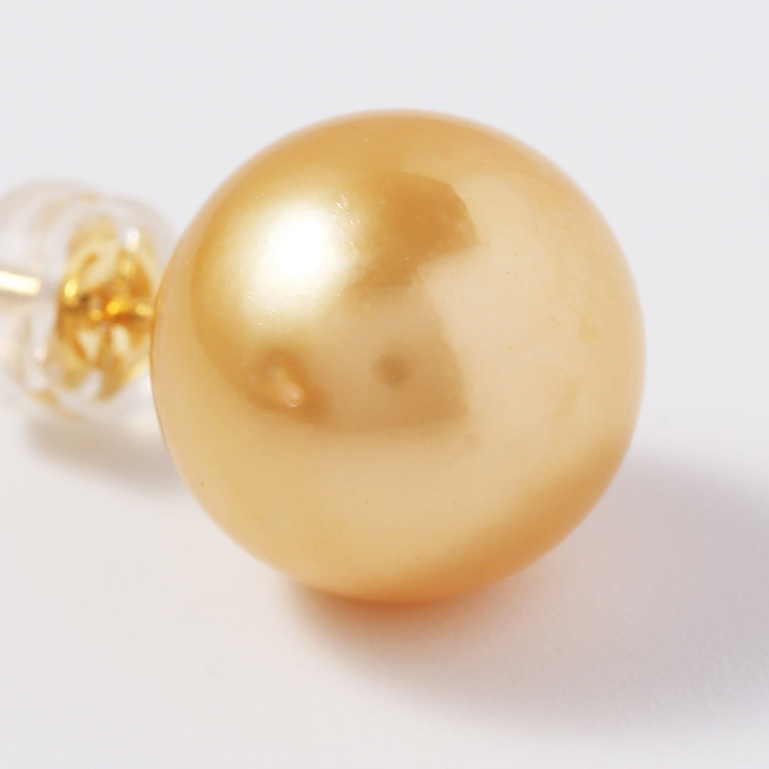 K18大粒南洋パールピアスゴールド