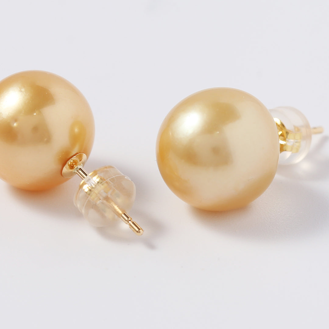 K18大粒南洋パールピアスゴールド