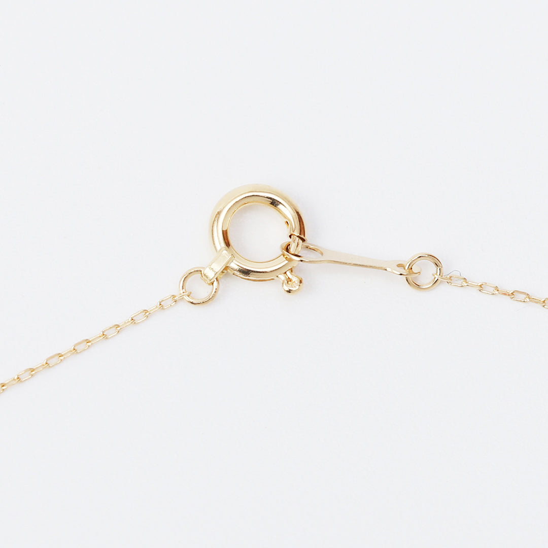 【受注生産品】K18スクエアオパールネックレス