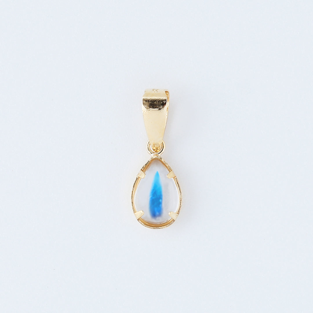 K18ロイヤルブルームーンストーンツユペンダントトップ 