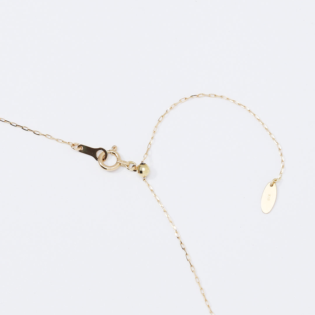 【一点物】K18ランダムカットトルマリンネックレス001