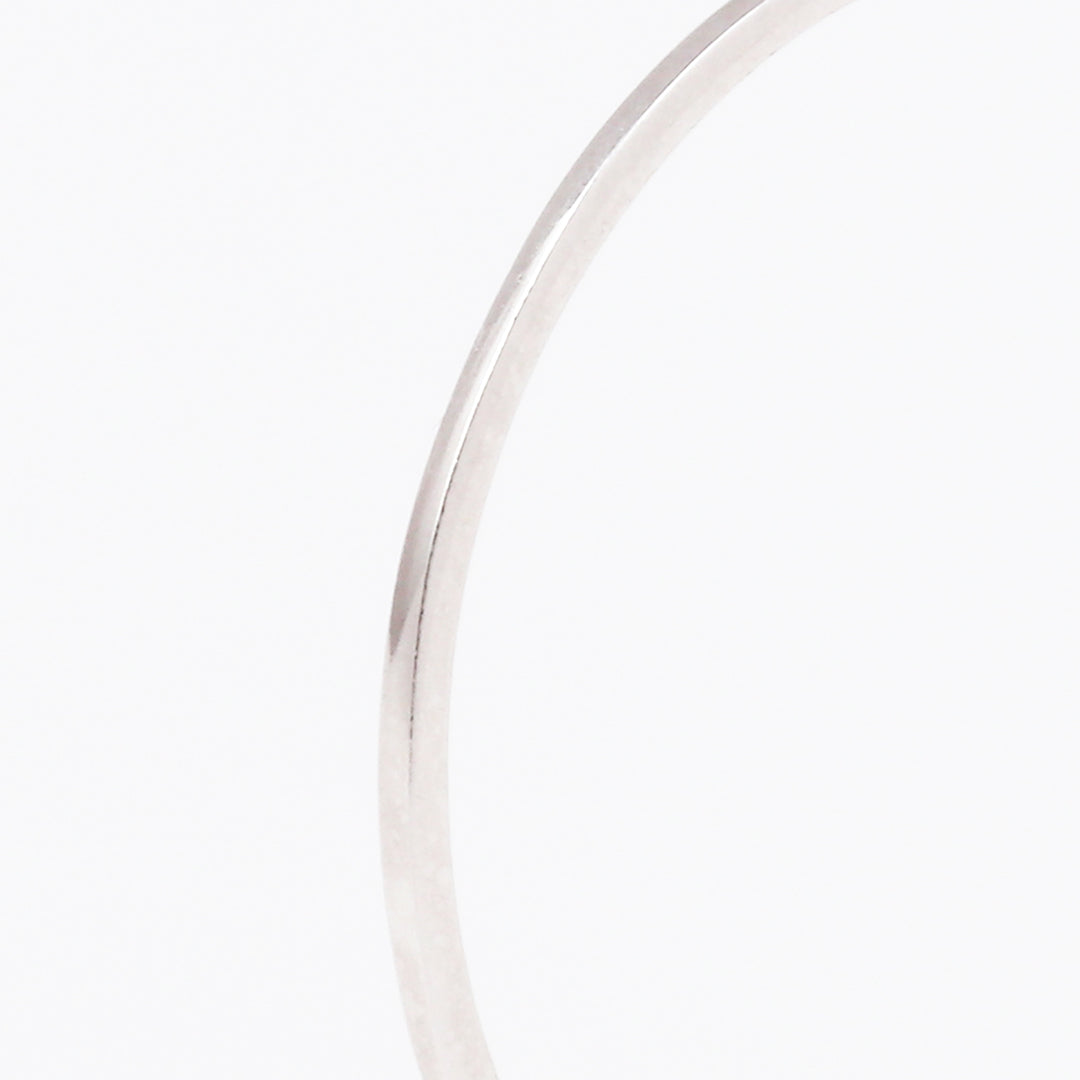 【受注生産品】K18WG細身リング1号〜10号