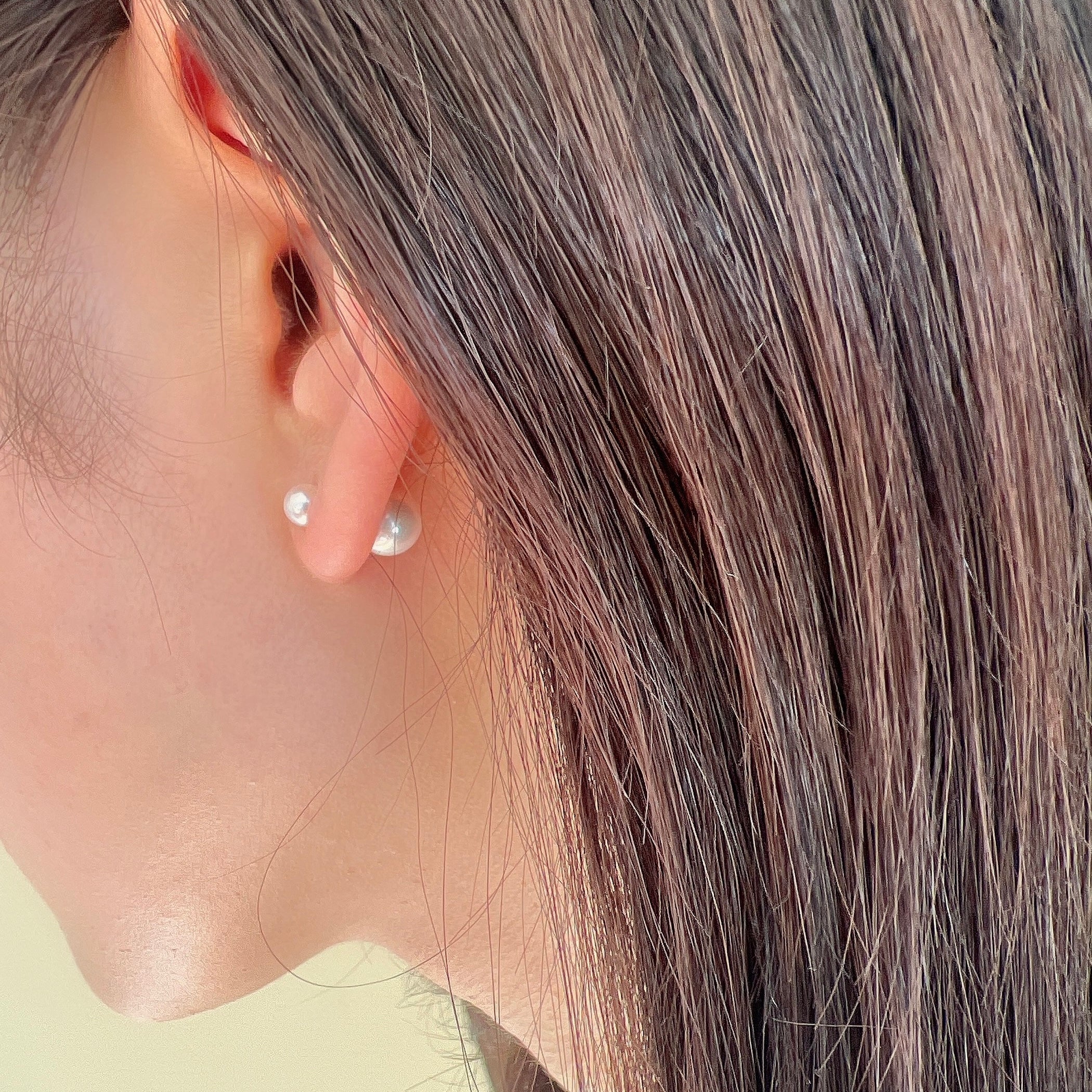 K18アコヤパールキャッチ7.5-8mm