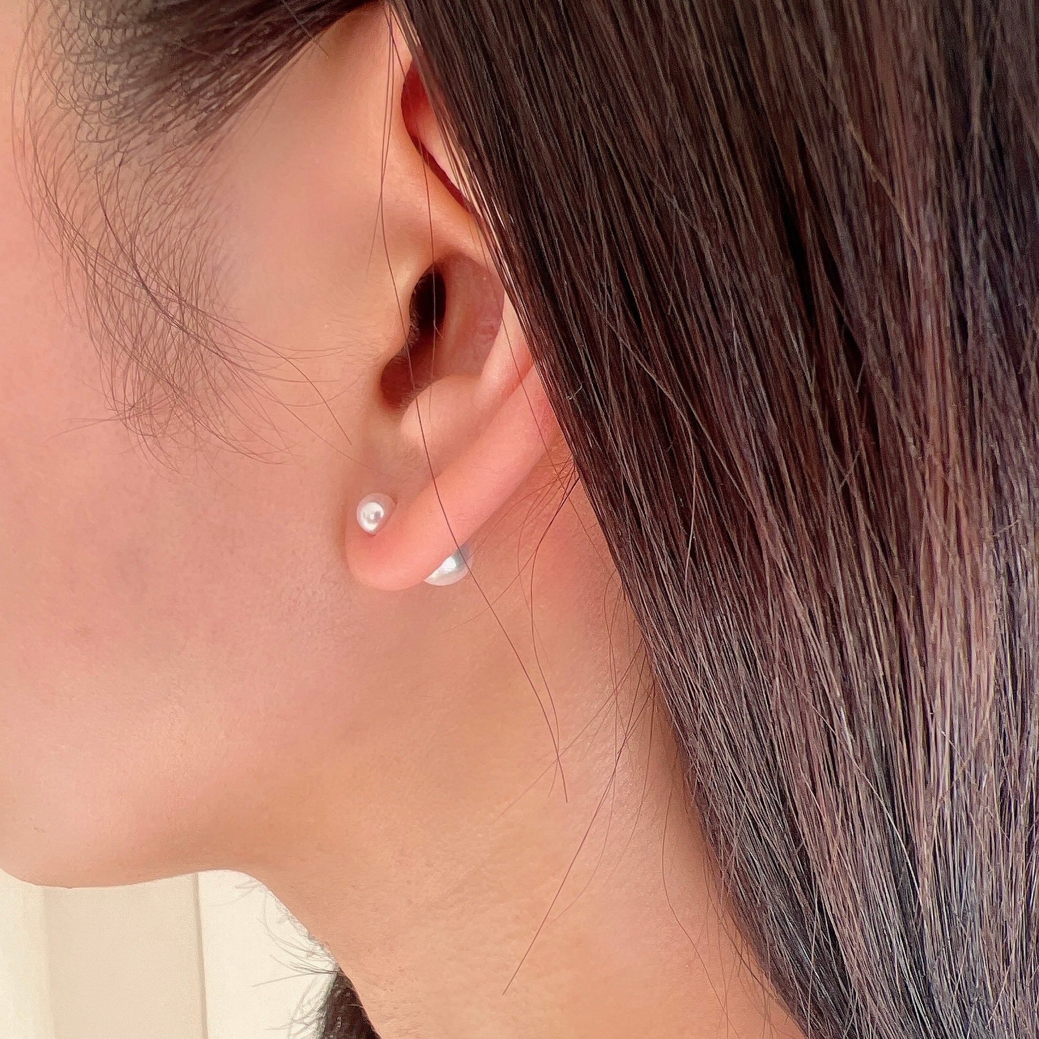 K18アコヤパールキャッチ7.5-8mm
