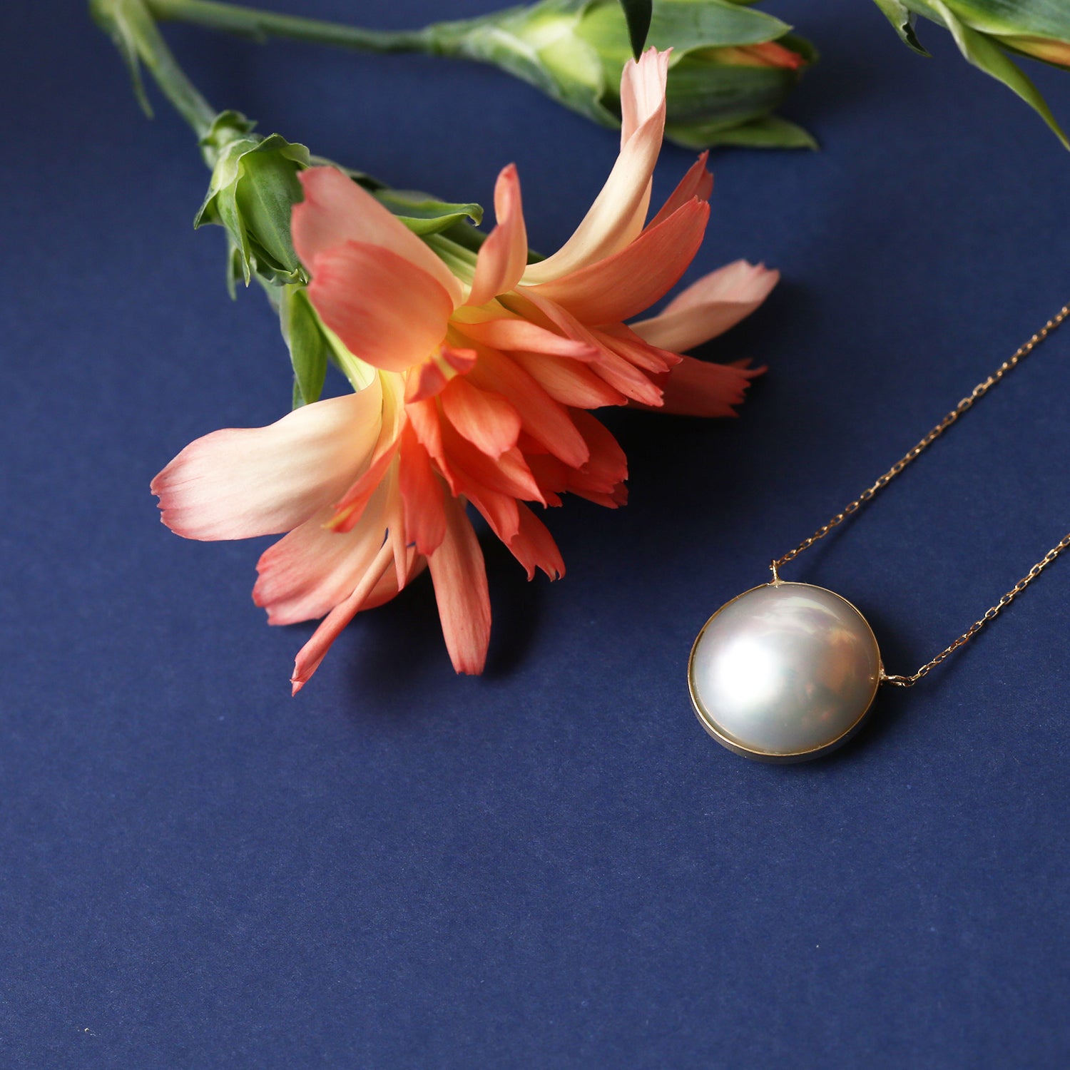 K18マベパールネックレス