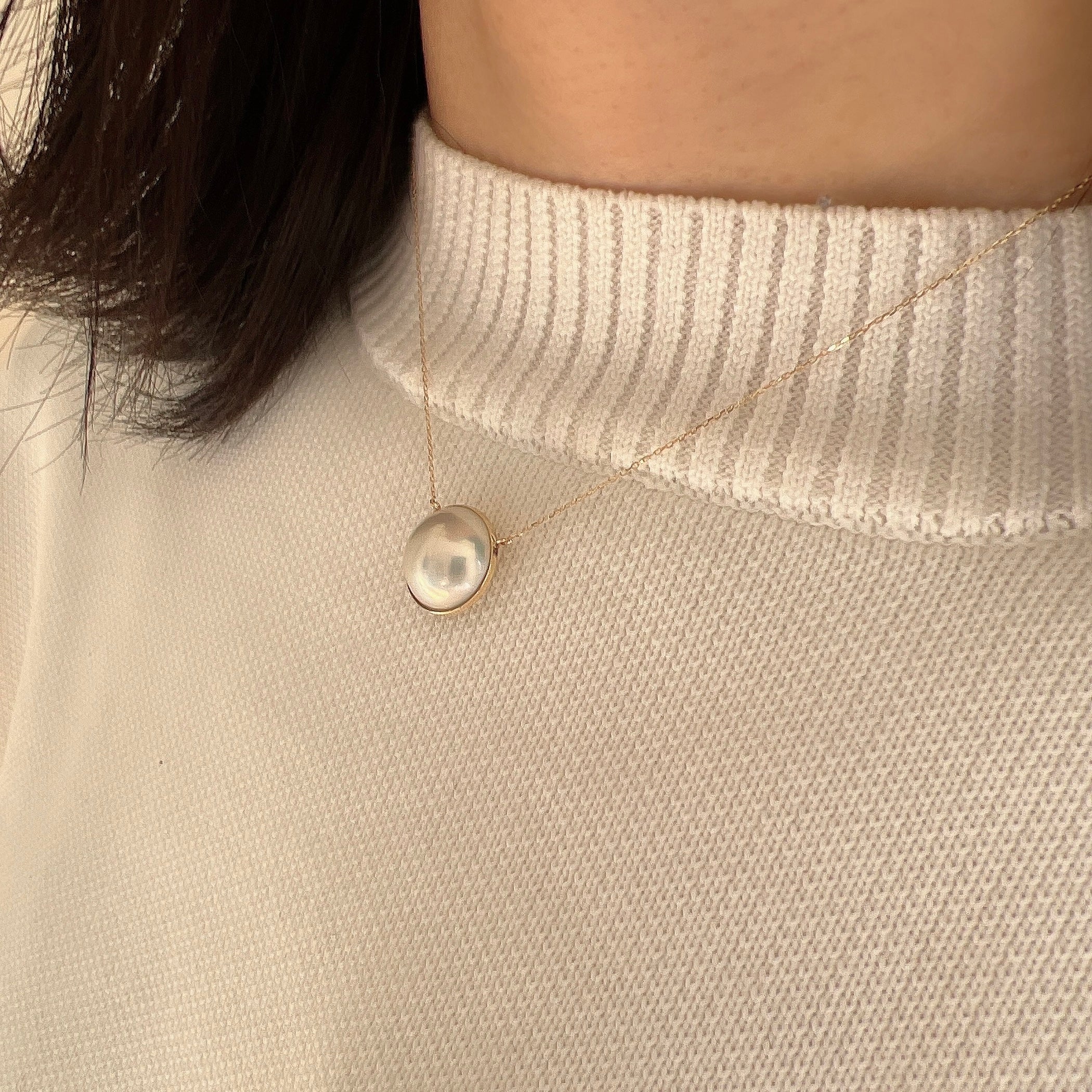 K18マベパールネックレス