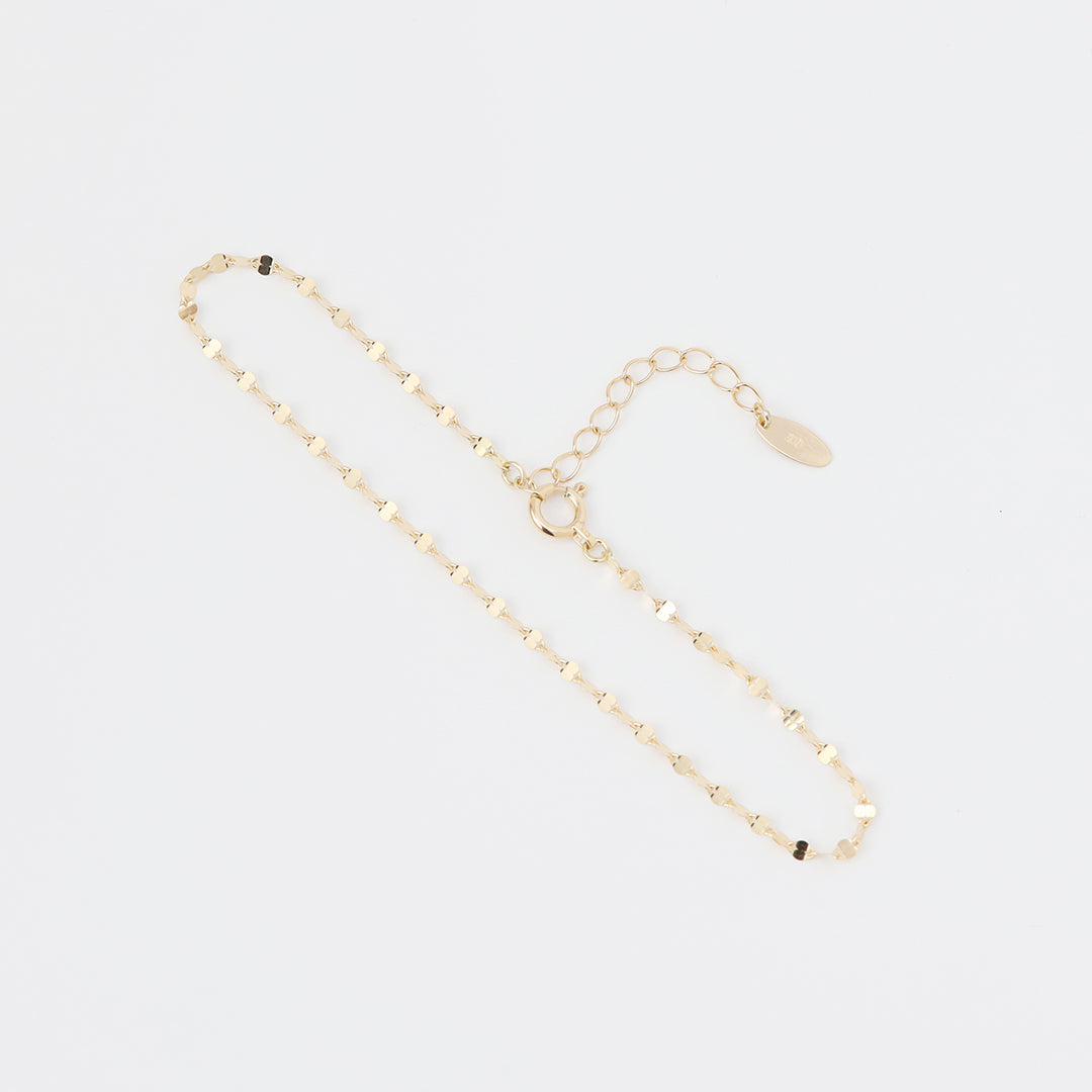 K18ペタルチェーンブレスレット