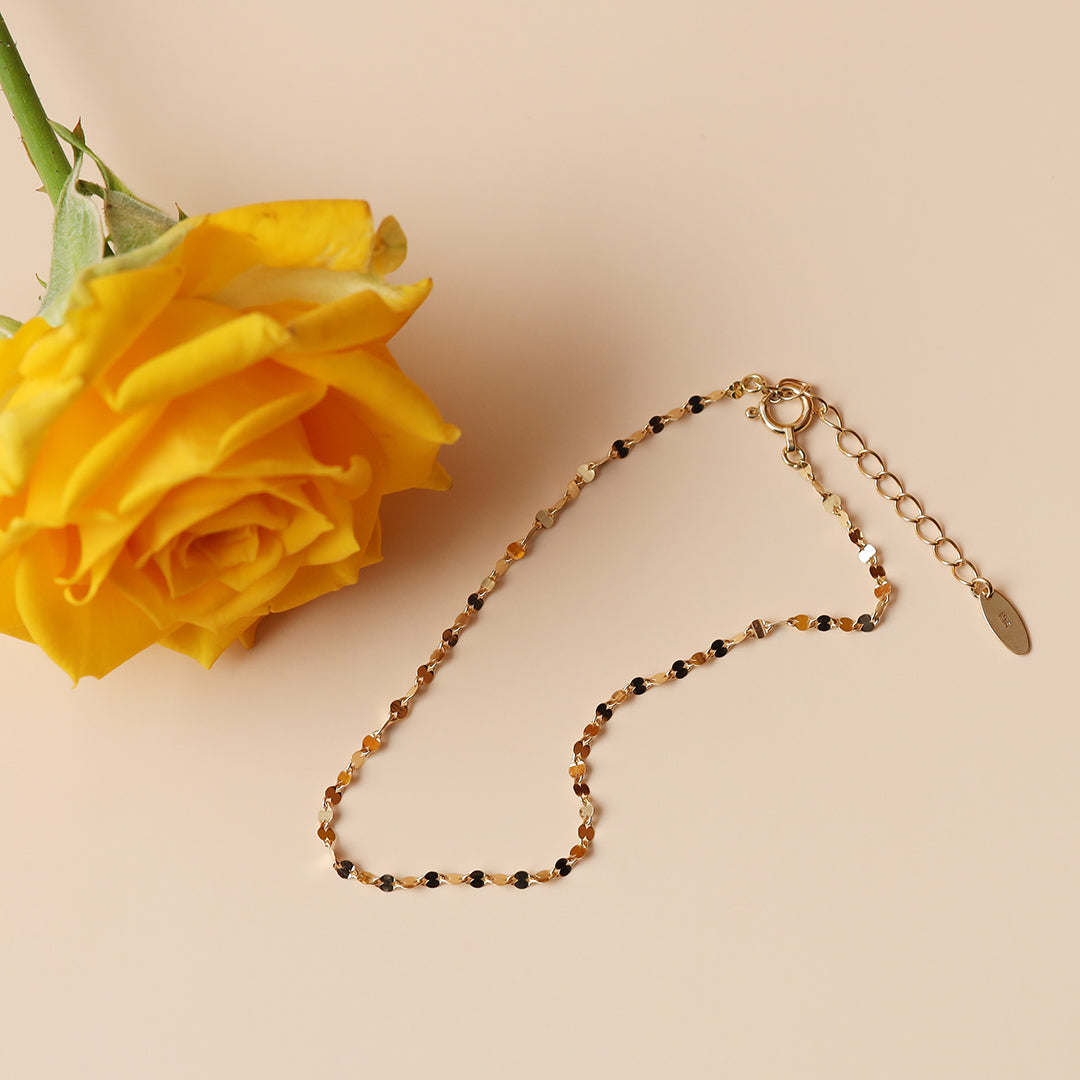 K18ペタルチェーンブレスレット