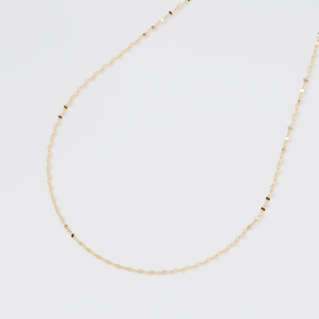 K18ペタルチェーンネックレス