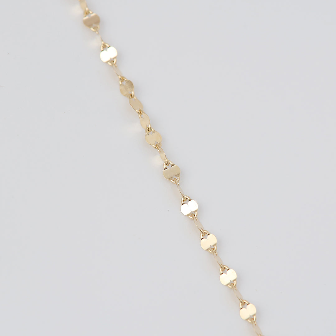 K18ペタルチェーンネックレス