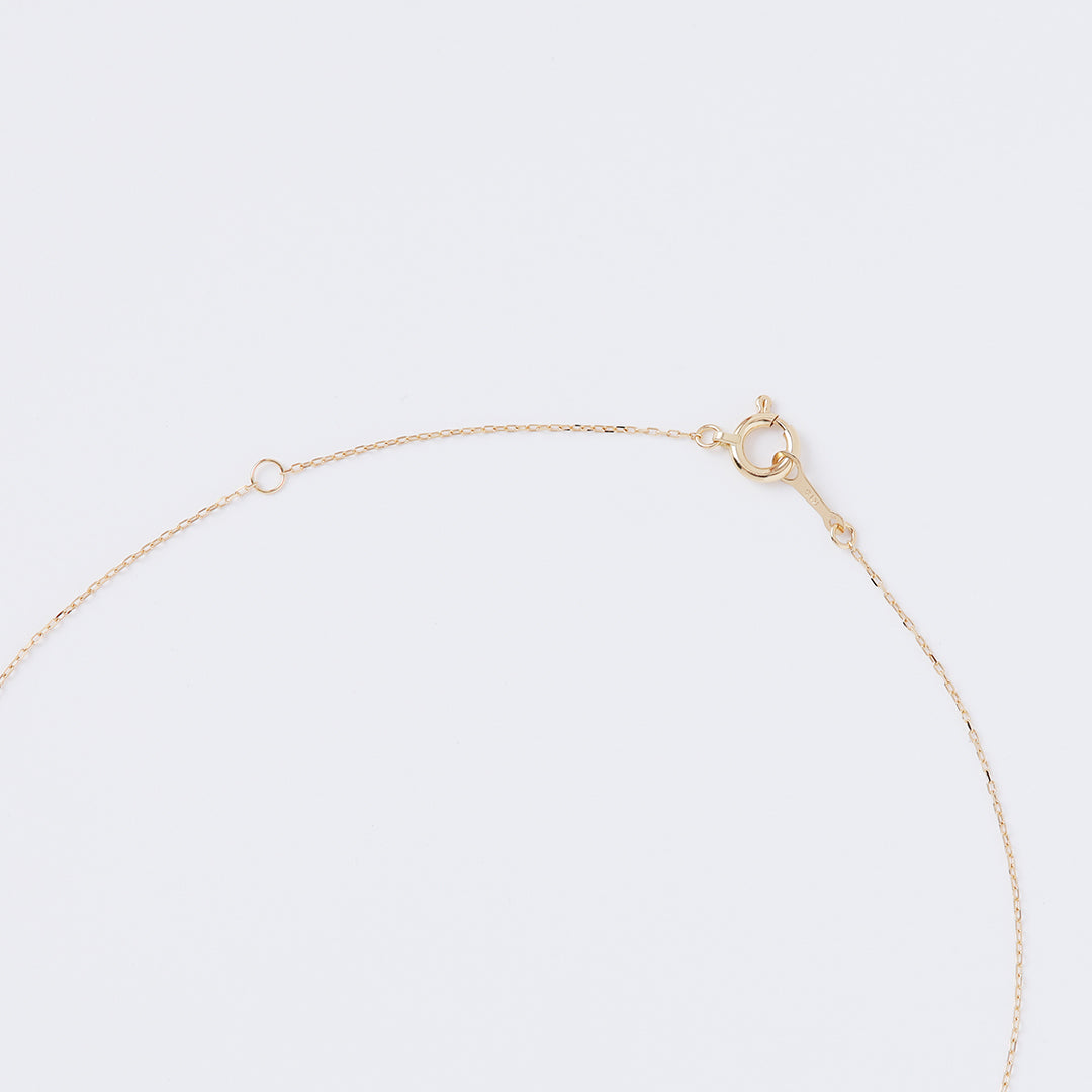 K18サンストーンネックレス