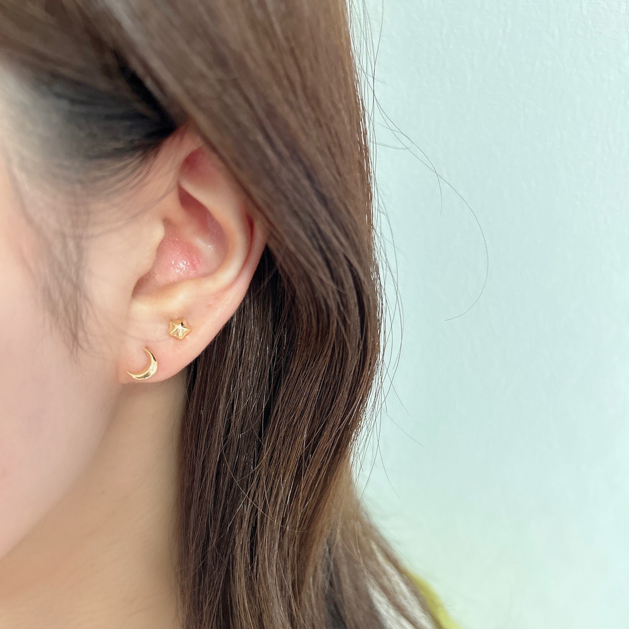 K18ツキピアス