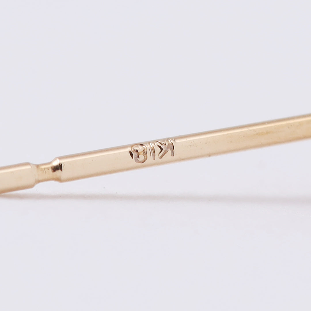 K18ルビーピアス