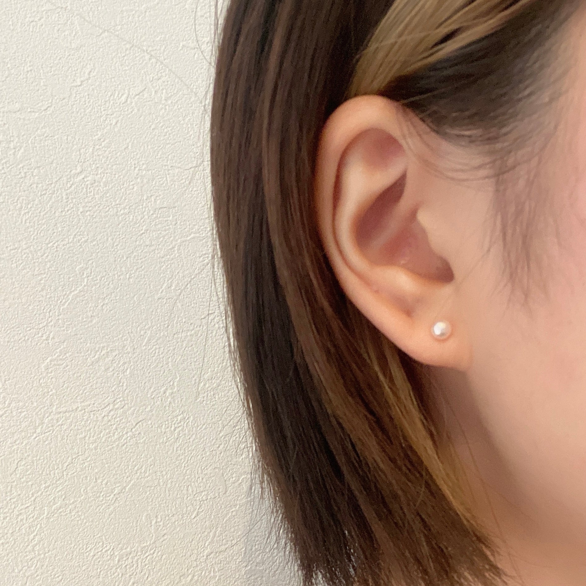 K18アコヤベビーパールピアス