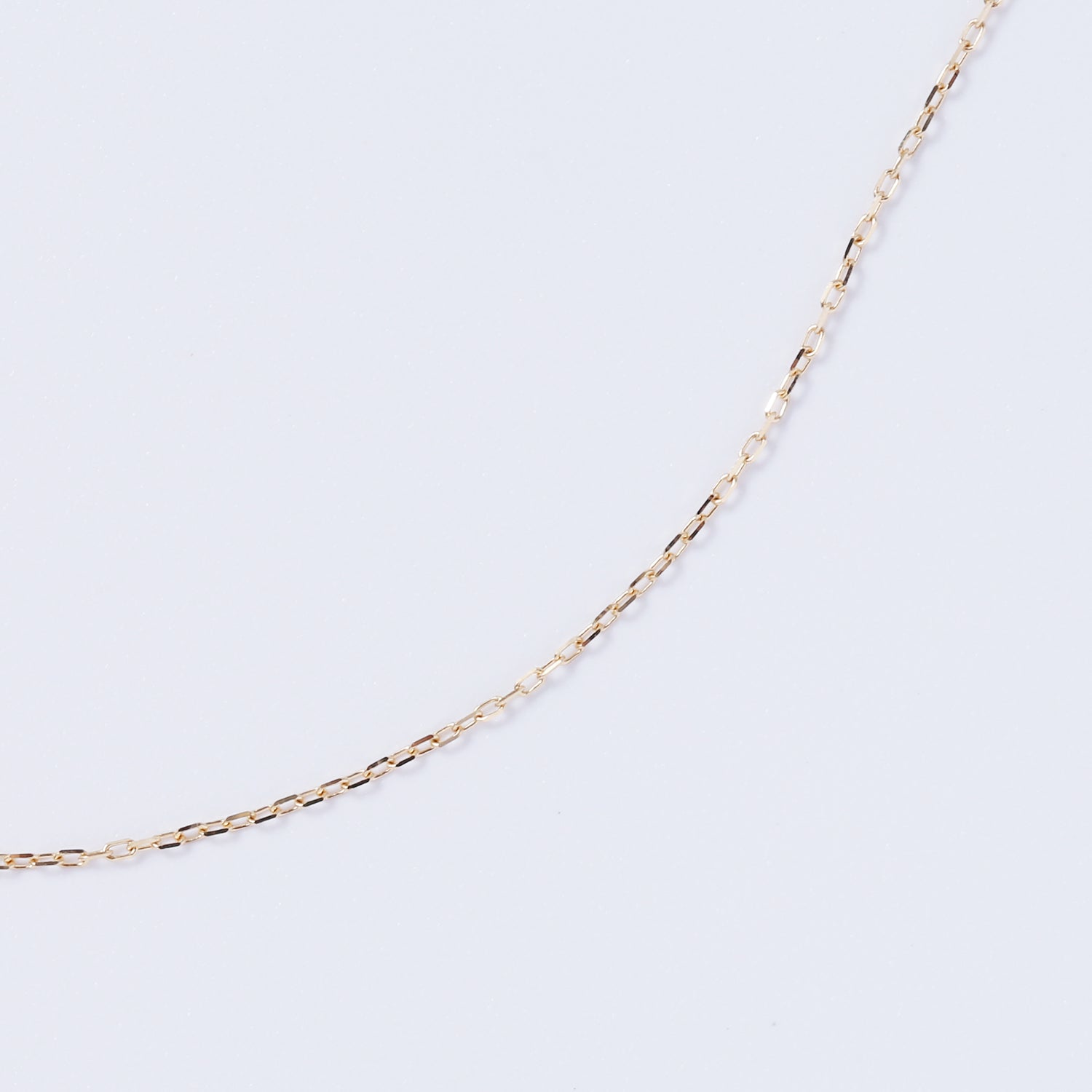 K18細身チェーンネック小豆スライド