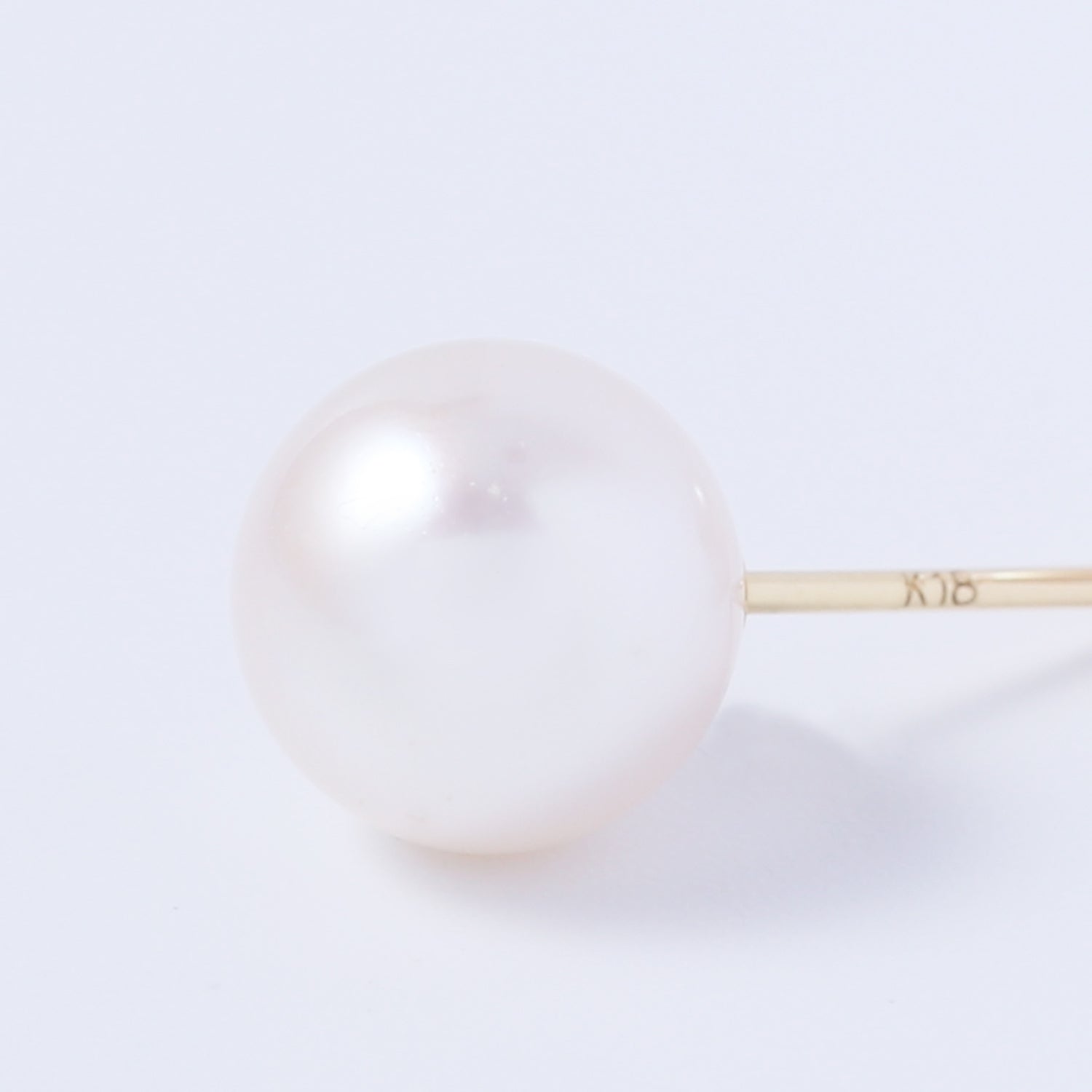 K18アコヤパールピアス ×アコヤパールキャッチ