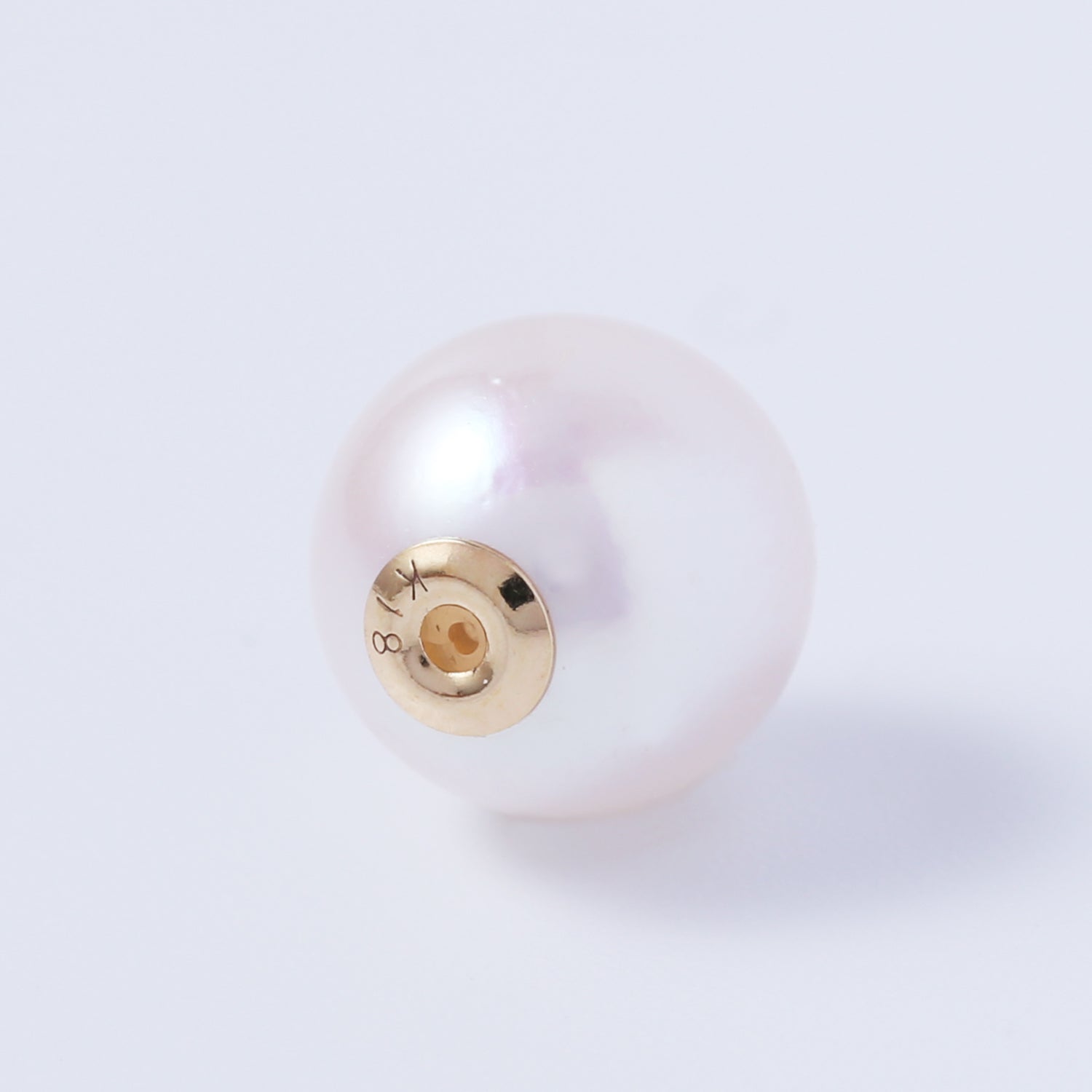 K18アコヤパールピアス ×アコヤパールキャッチ