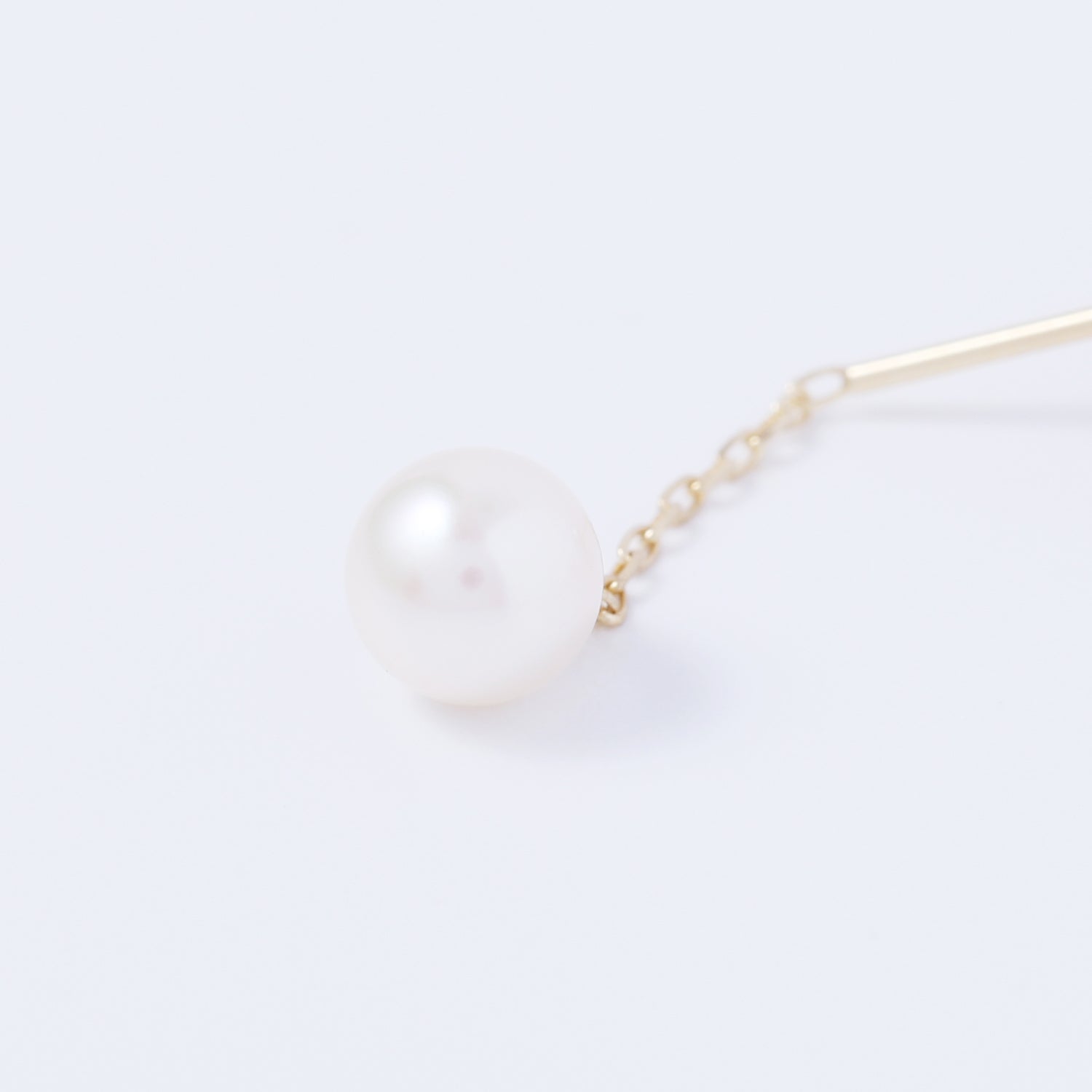 K18ダブルアコヤパールピアス