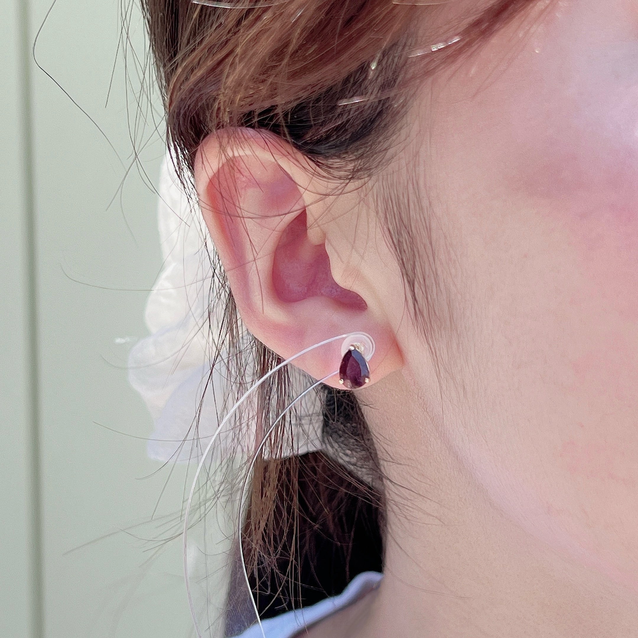 【一点物】K18バイカラートルマリンピアスB(片耳)