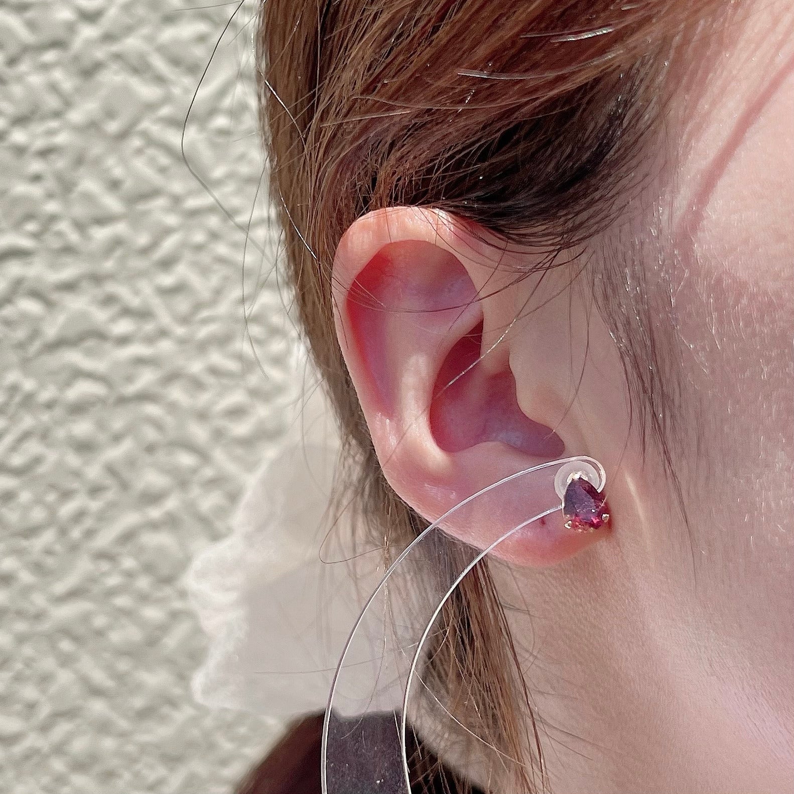 【一点物】K18バイカラートルマリンピアスB(片耳)