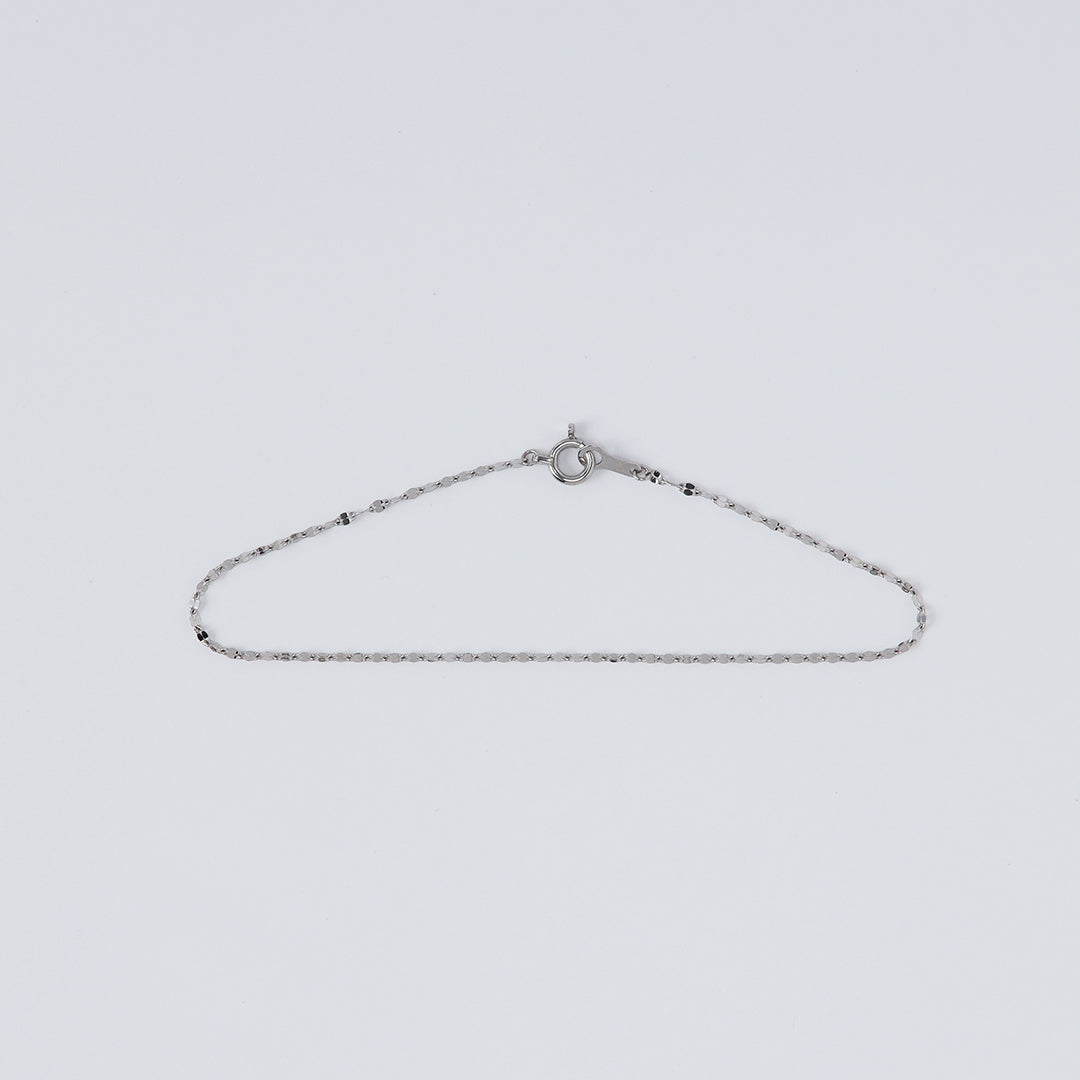 【受注生産品】Pt850ペタルチェーンブレスレット