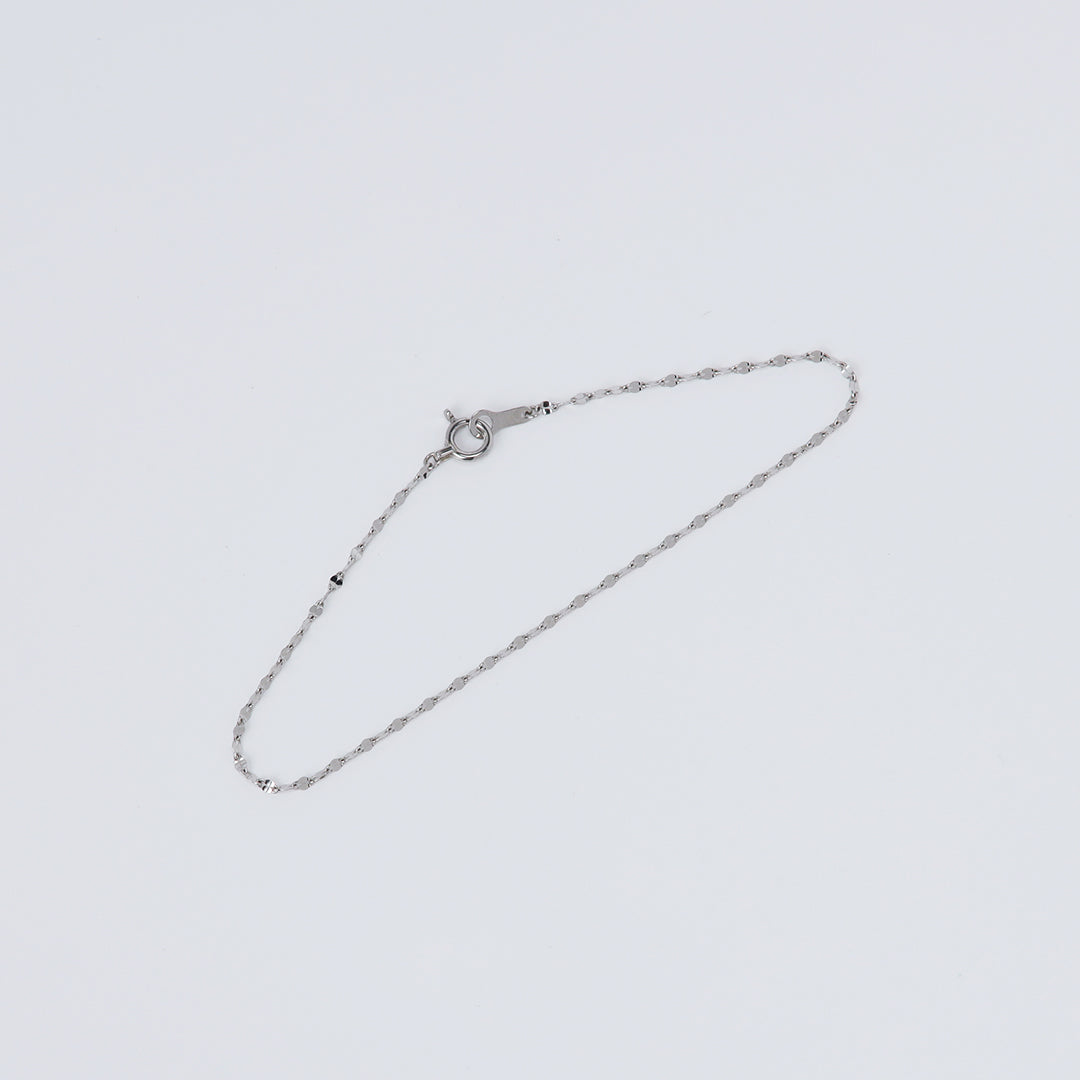 【受注生産品】Pt850ペタルチェーンブレスレット