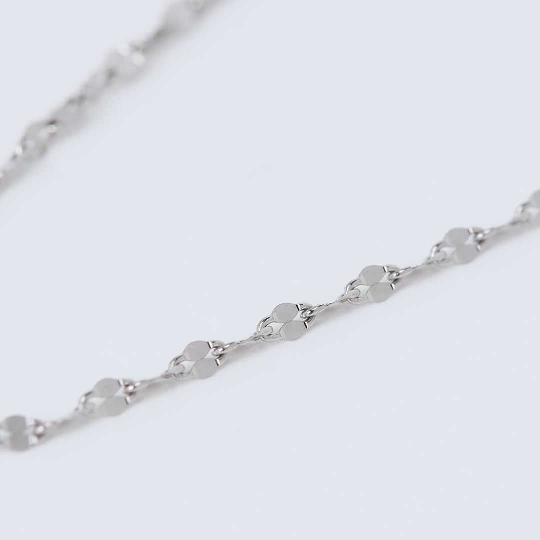 【受注生産品】Pt850ペタルチェーンブレスレット