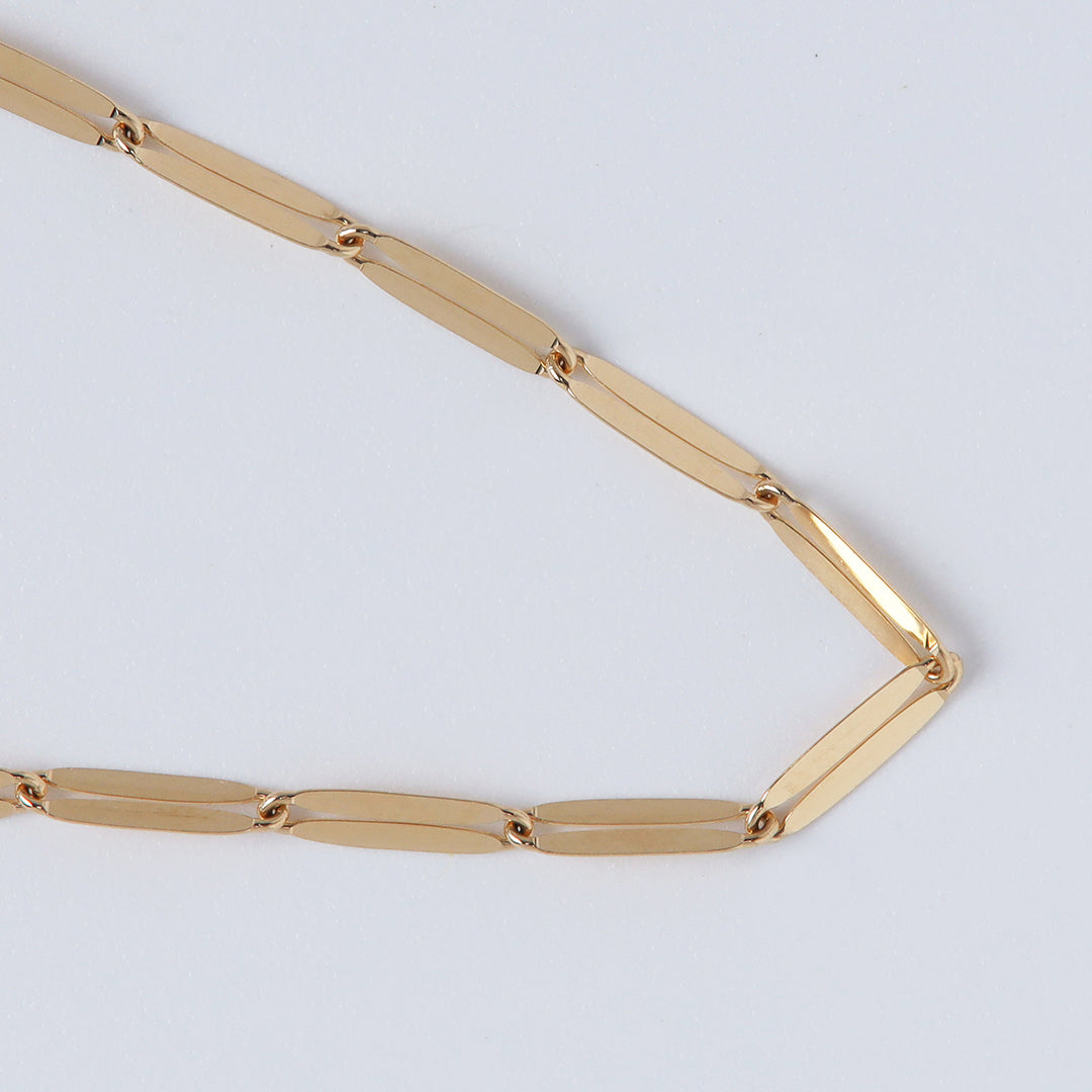 【受注生産品】K18スパングルチェーンブレスレット