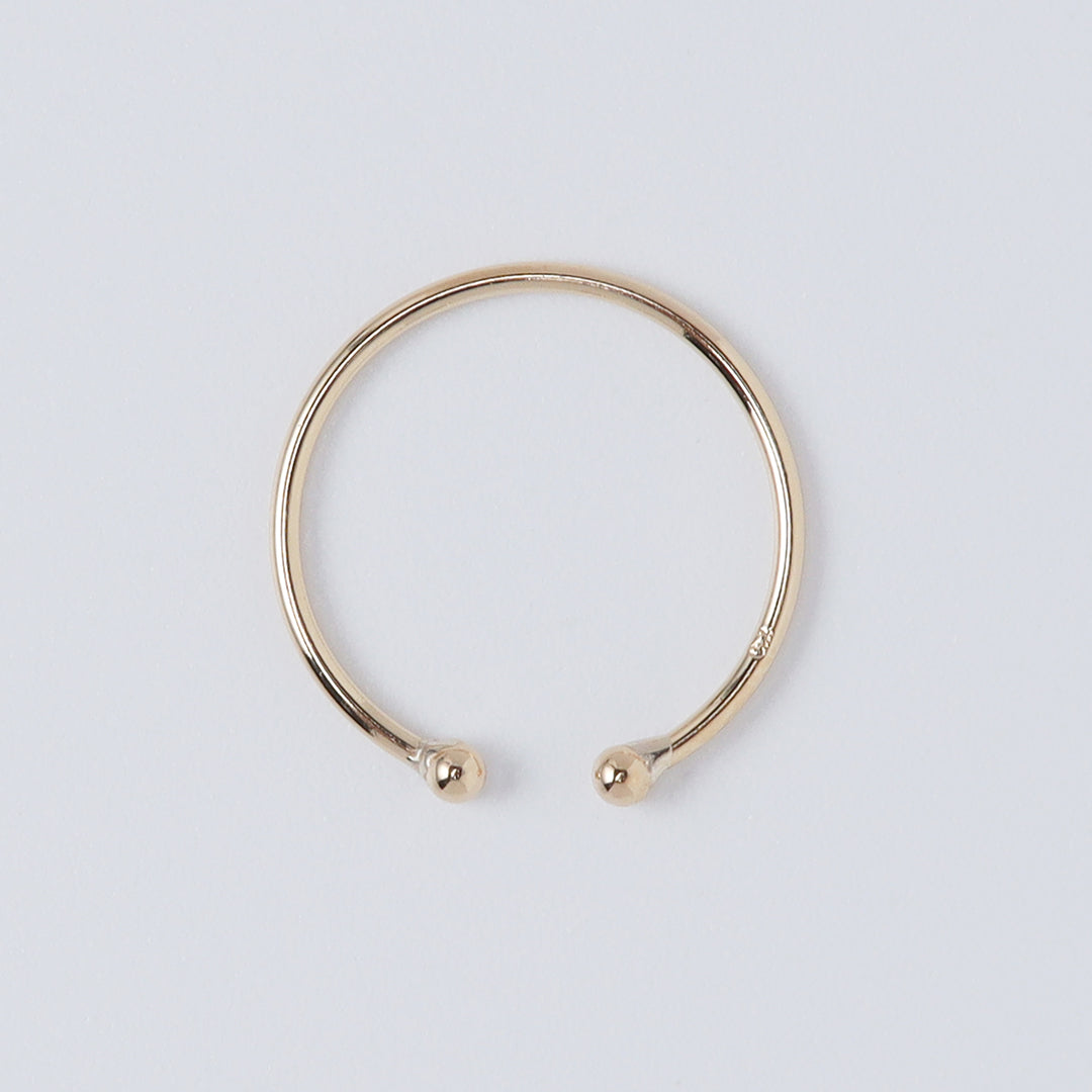 K18細身イヤーカフ