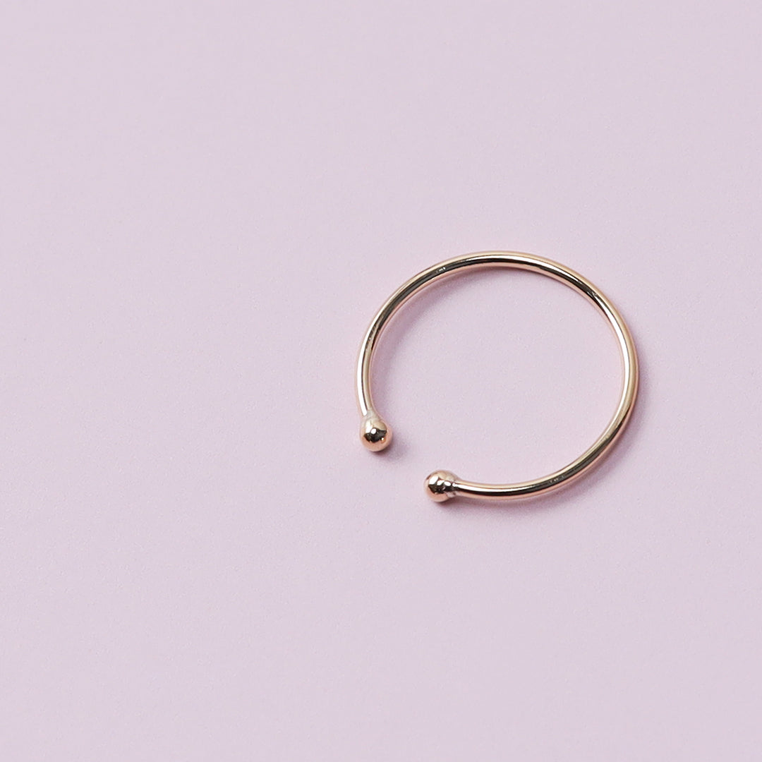 K18細身イヤーカフ