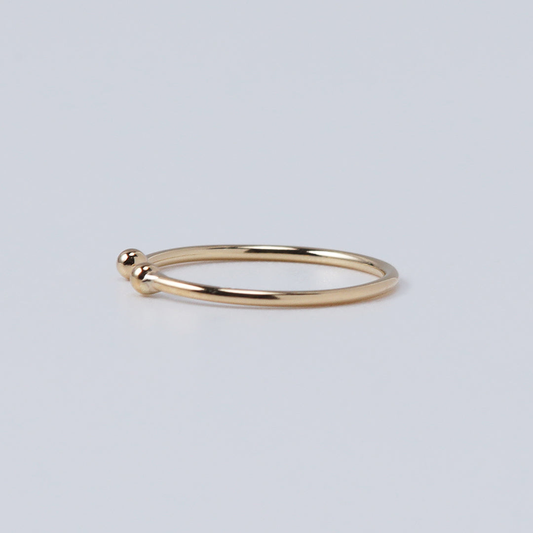 K18細身イヤーカフ