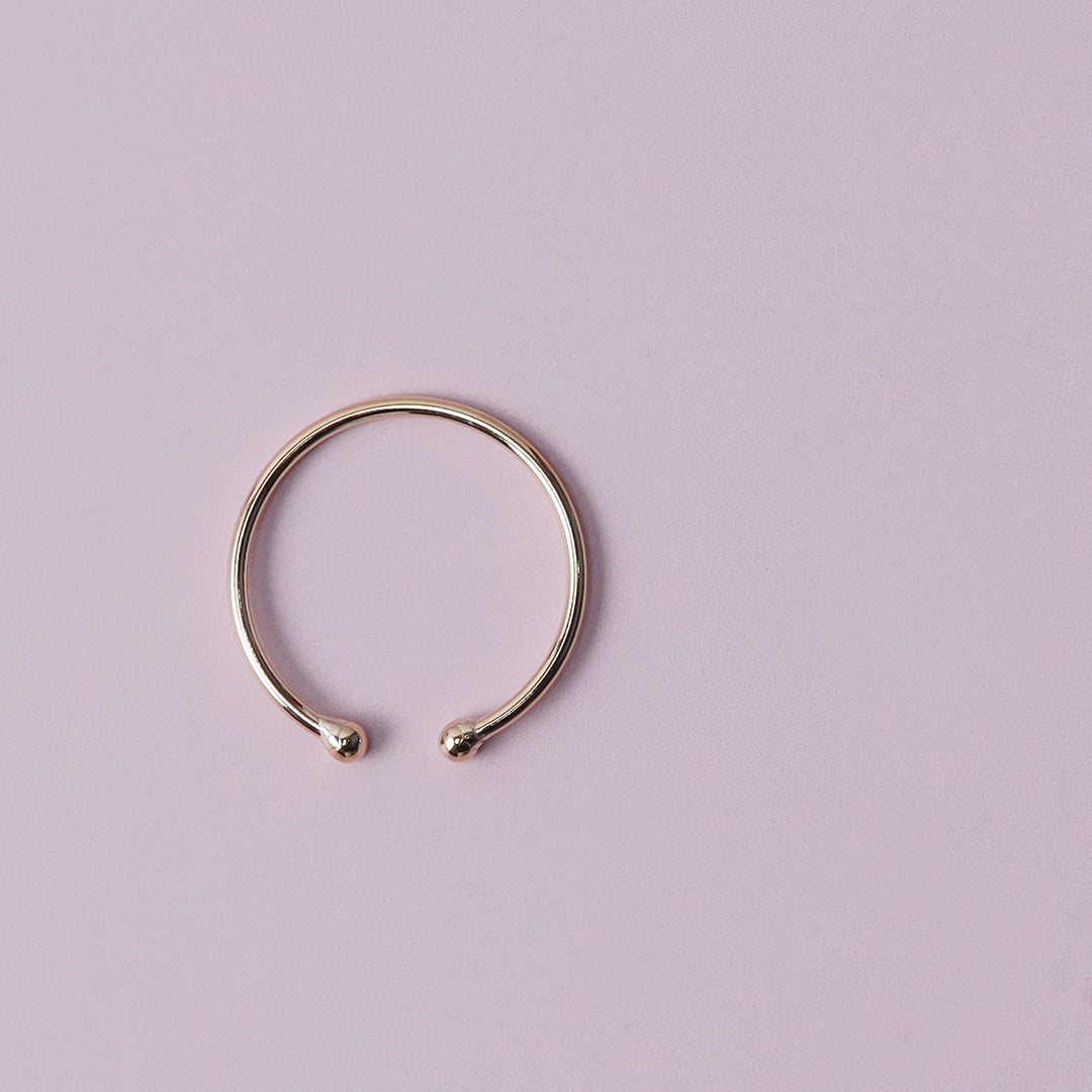 K18細身イヤーカフ