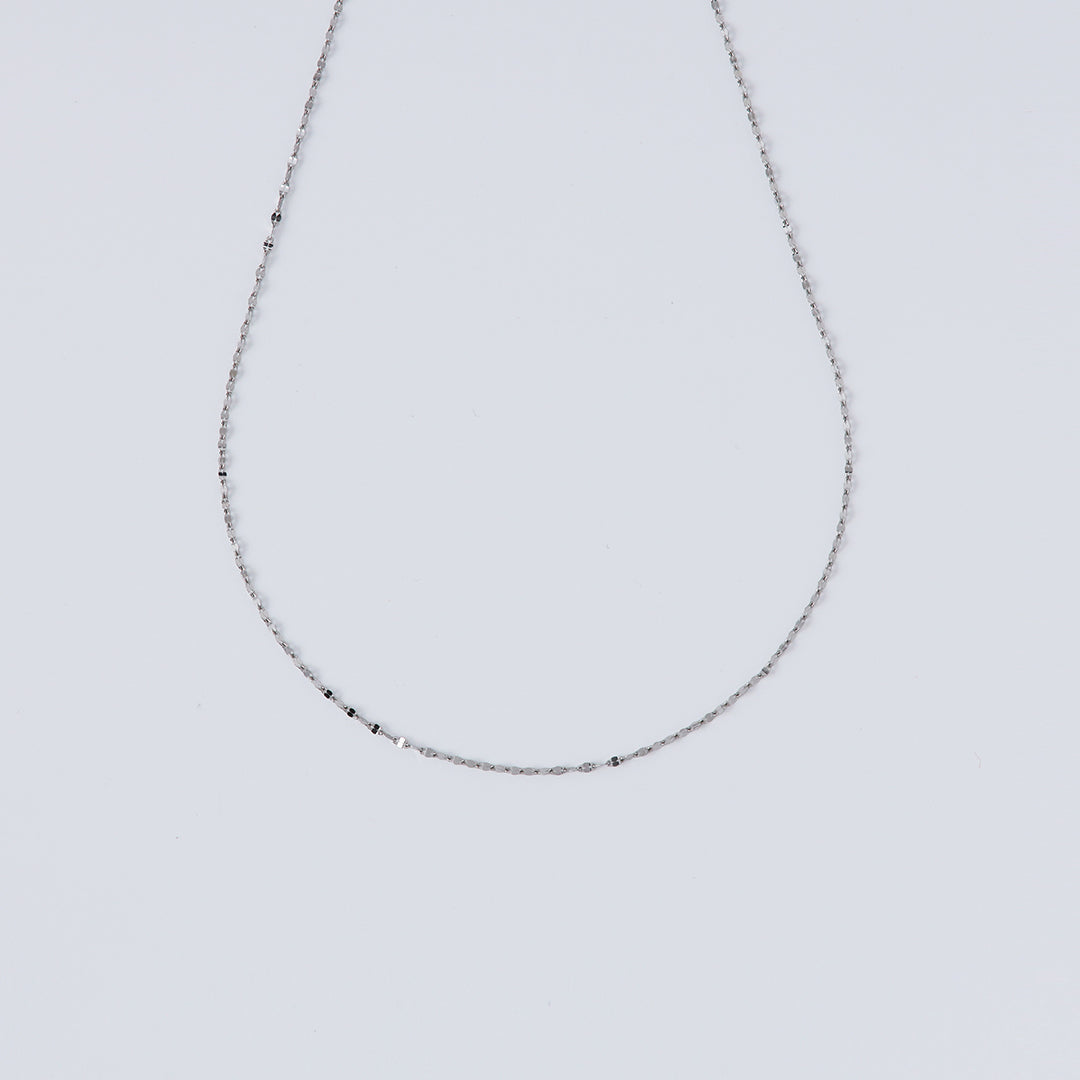 【受注生産品】Pt850ペタルチェーンネックレス