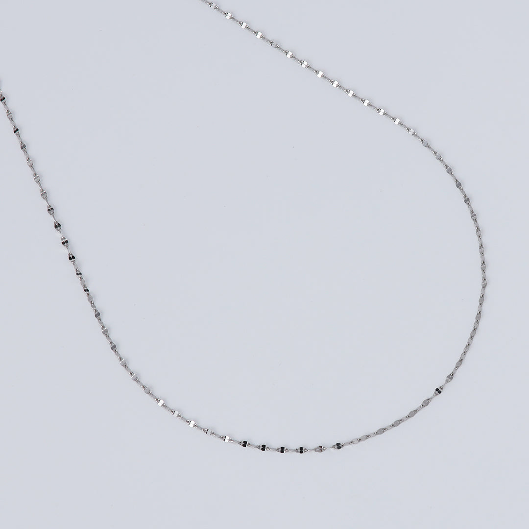 【受注生産品】Pt850ペタルチェーンネックレス