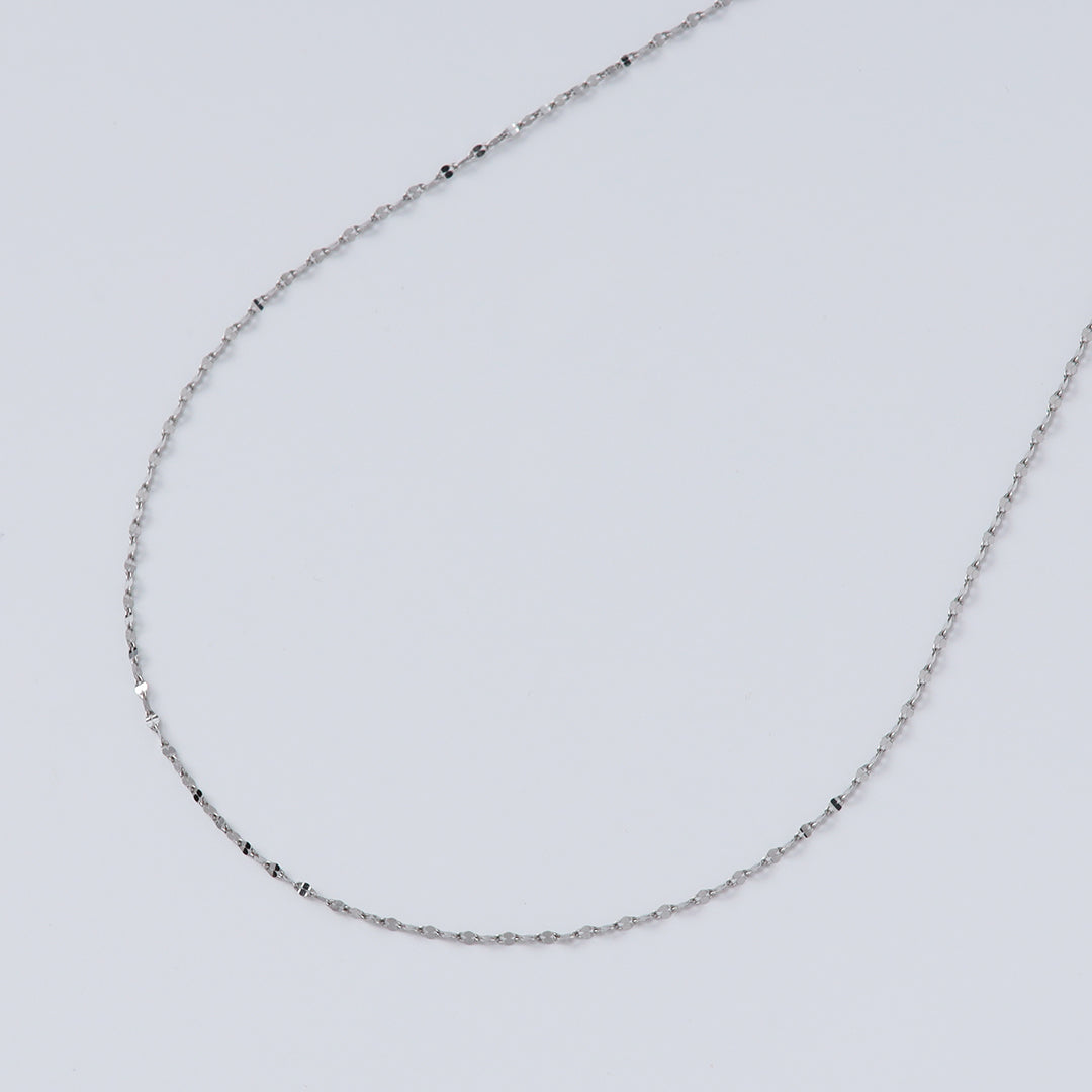 【受注生産品】Pt850ペタルチェーンネックレス