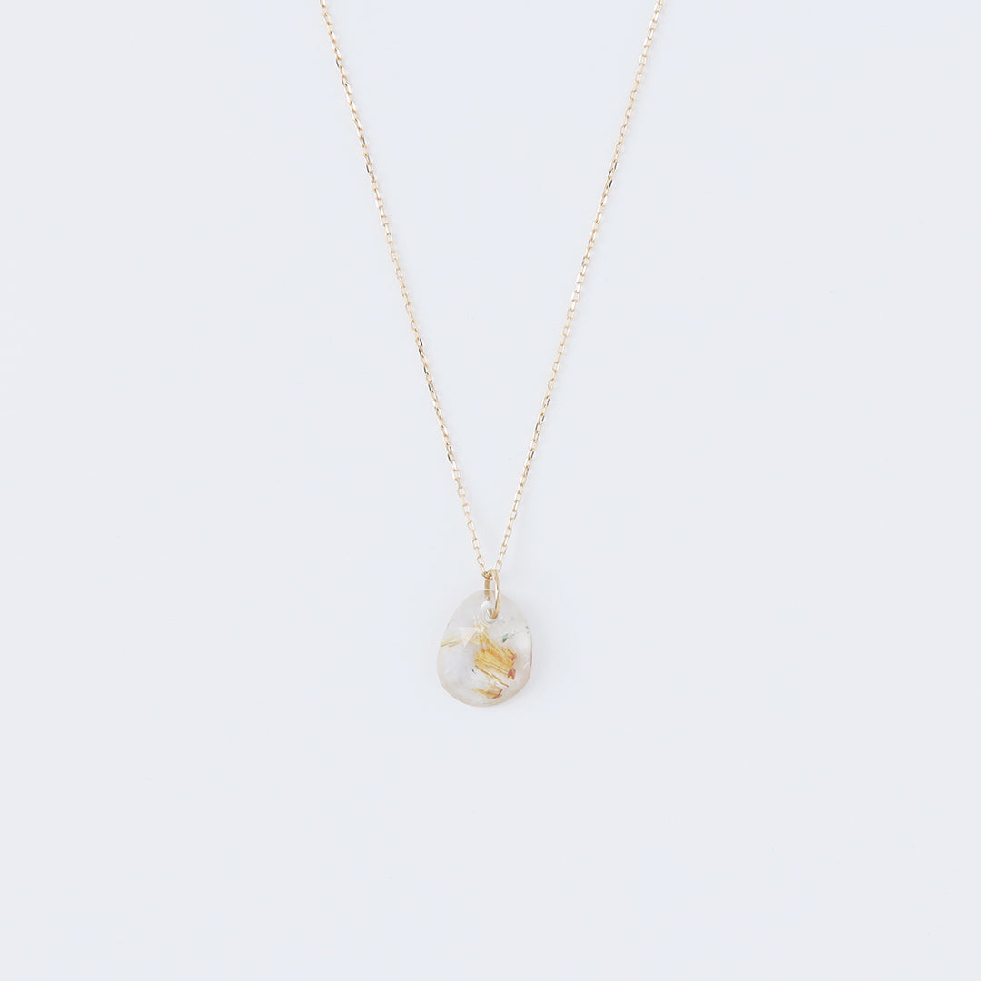 <NEW>【一点物】K18ローズカットルチルクォーツペンダントA