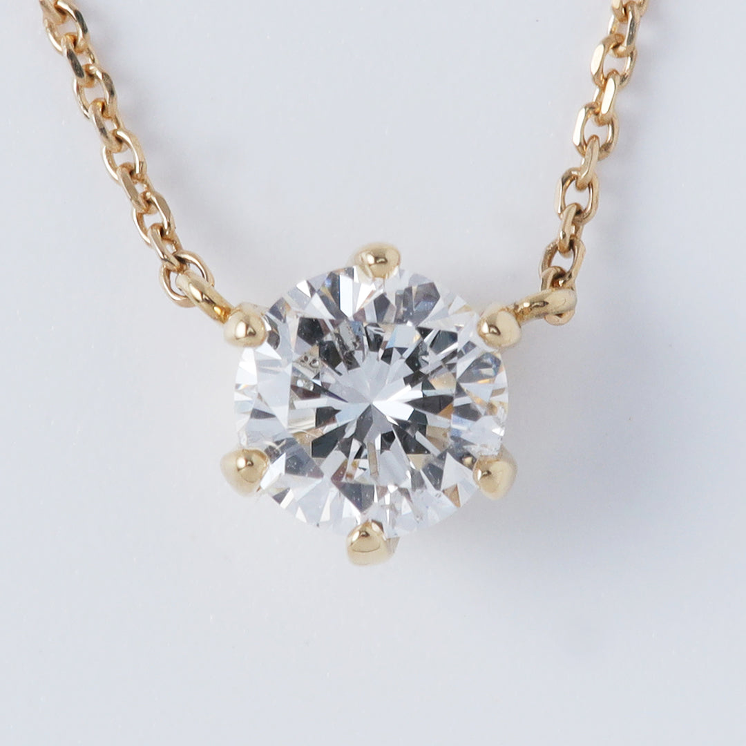 <クリスマス限定>【受注生産品】K18 0.5ctダイヤモンドネックレス(ソーティング付き)