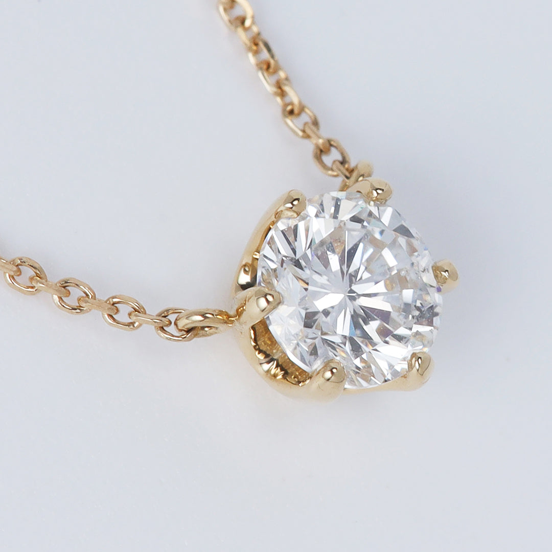 <クリスマス限定>【受注生産品】K18 0.5ctダイヤモンドネックレス(ソーティング付き)