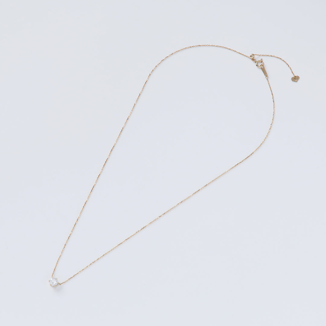 <クリスマス限定>【受注生産品】K18 0.5ctダイヤモンドネックレス(ソーティング付き)